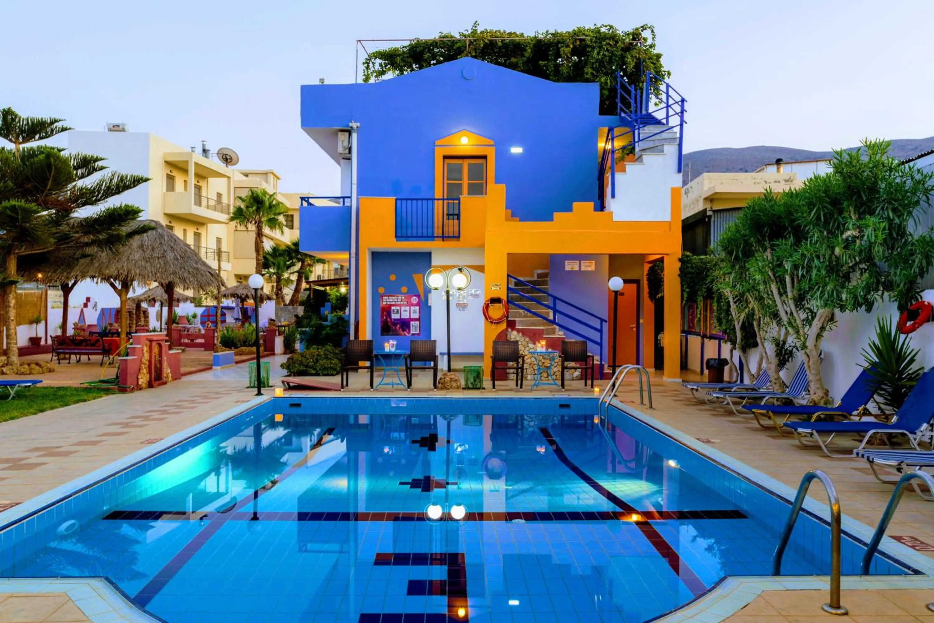 Swimming pool in Eltina Apartments