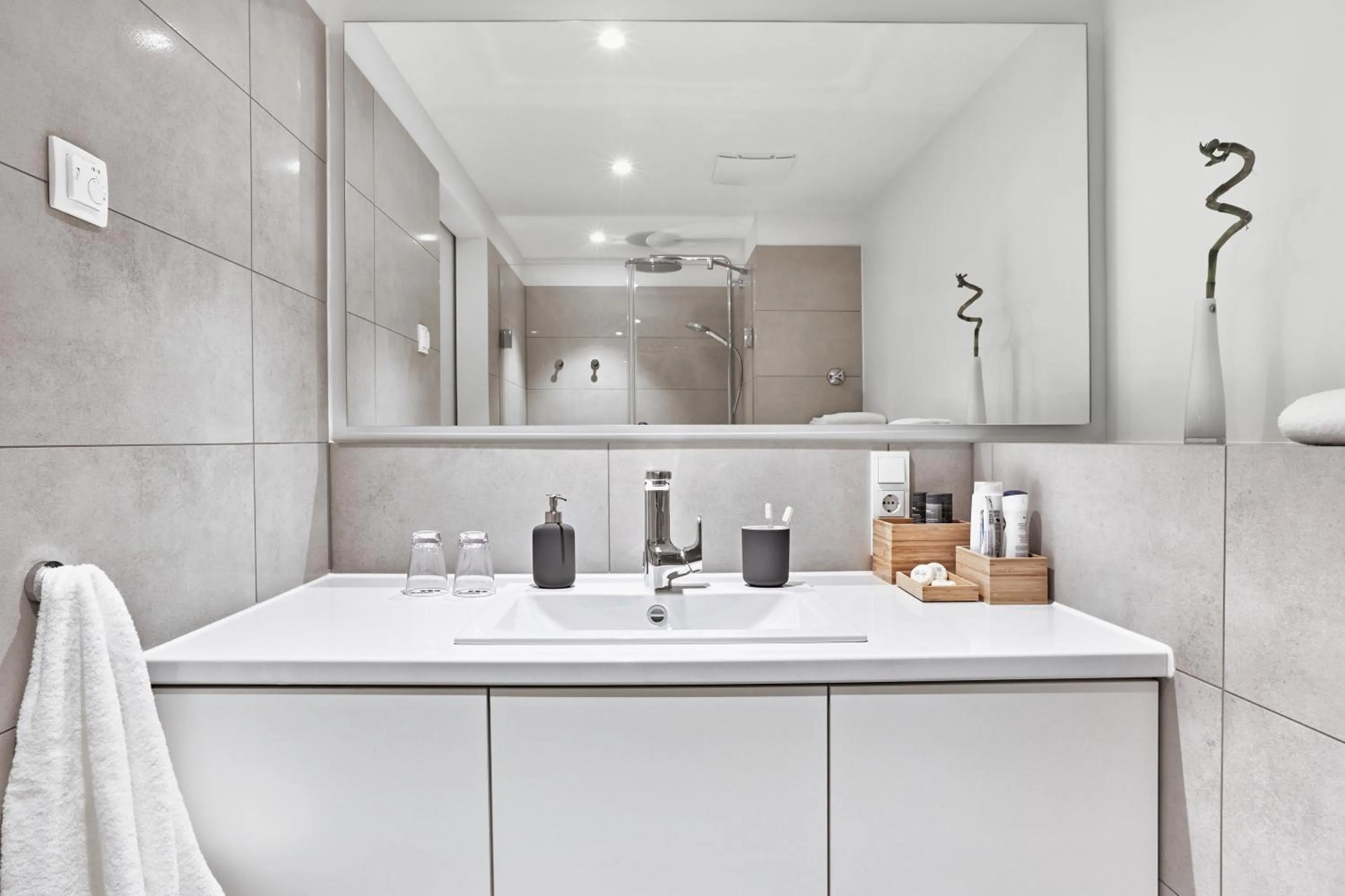 Bathroom in H.ome Serviced Apartments München