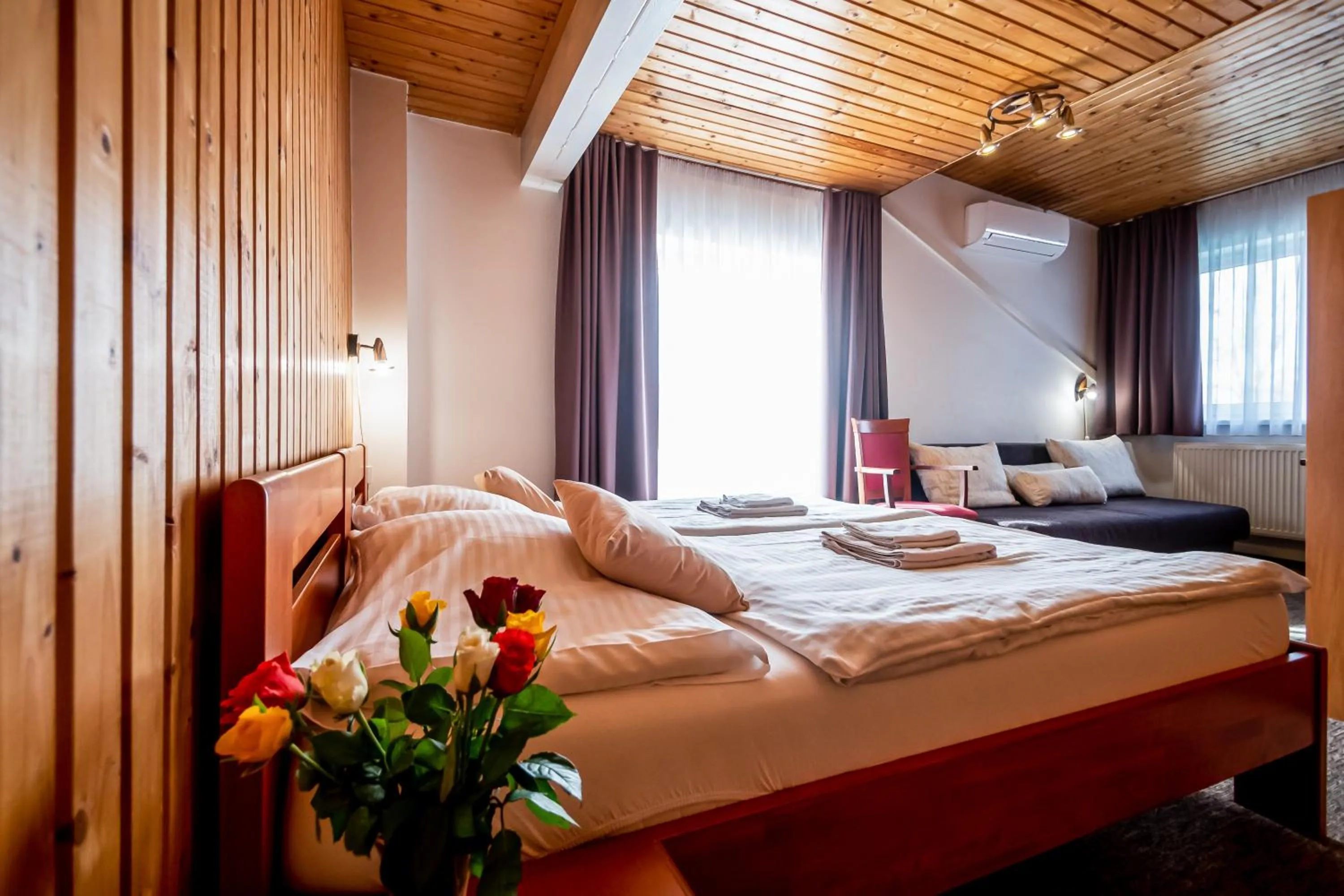 Bed in Hotel Squash Centrum