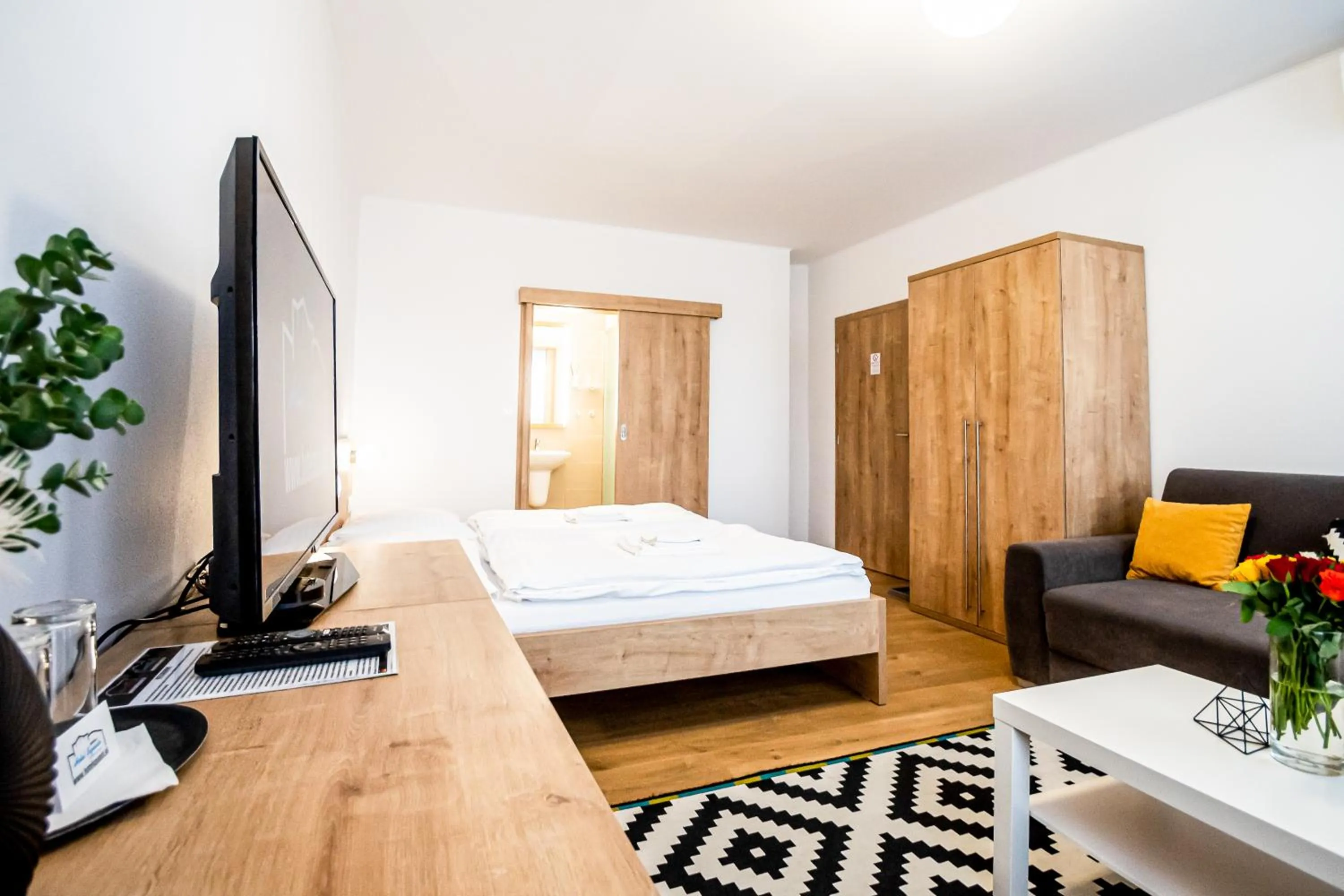 Bed in Hotel Squash Centrum