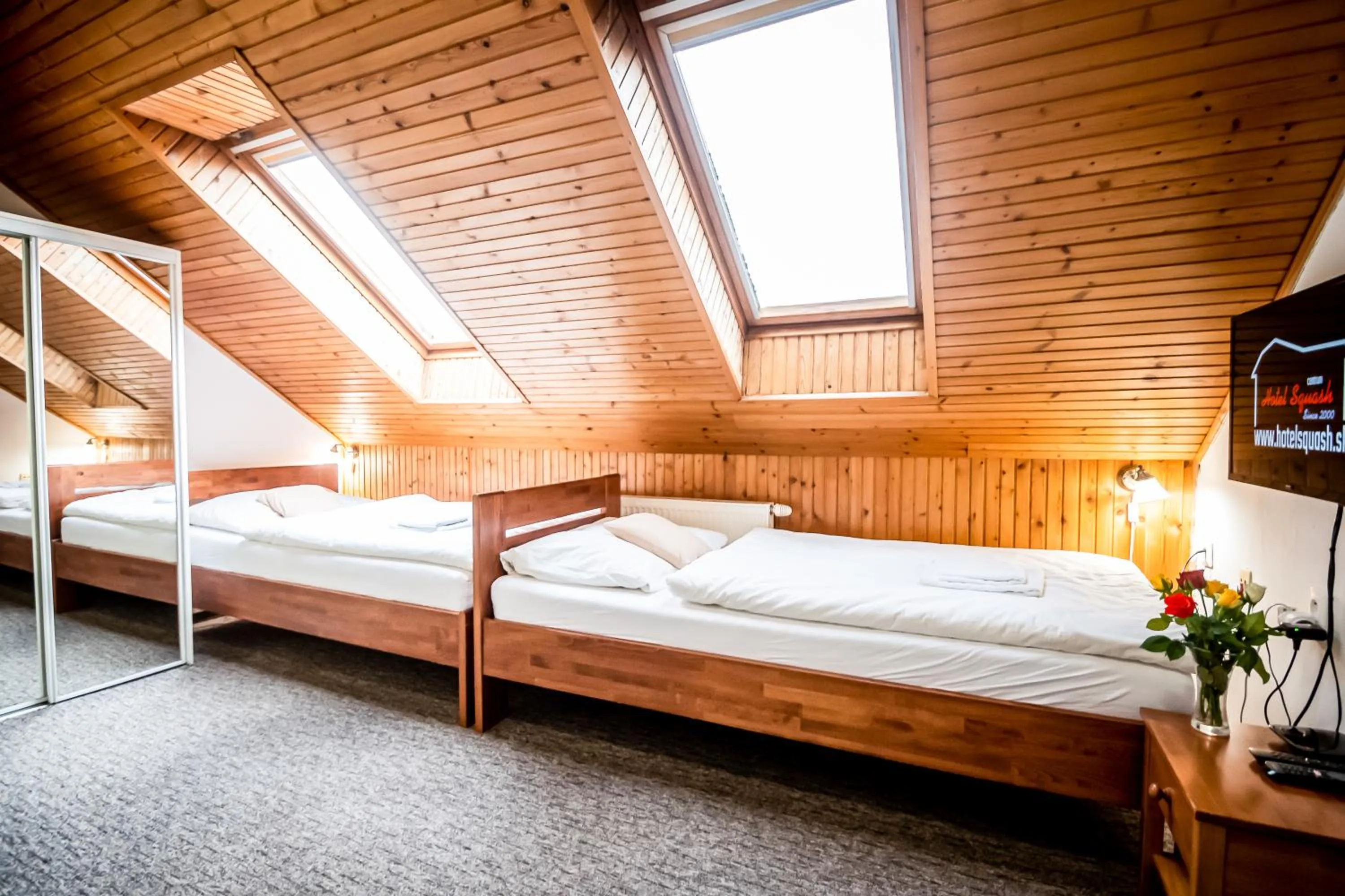 Bed in Hotel Squash Centrum