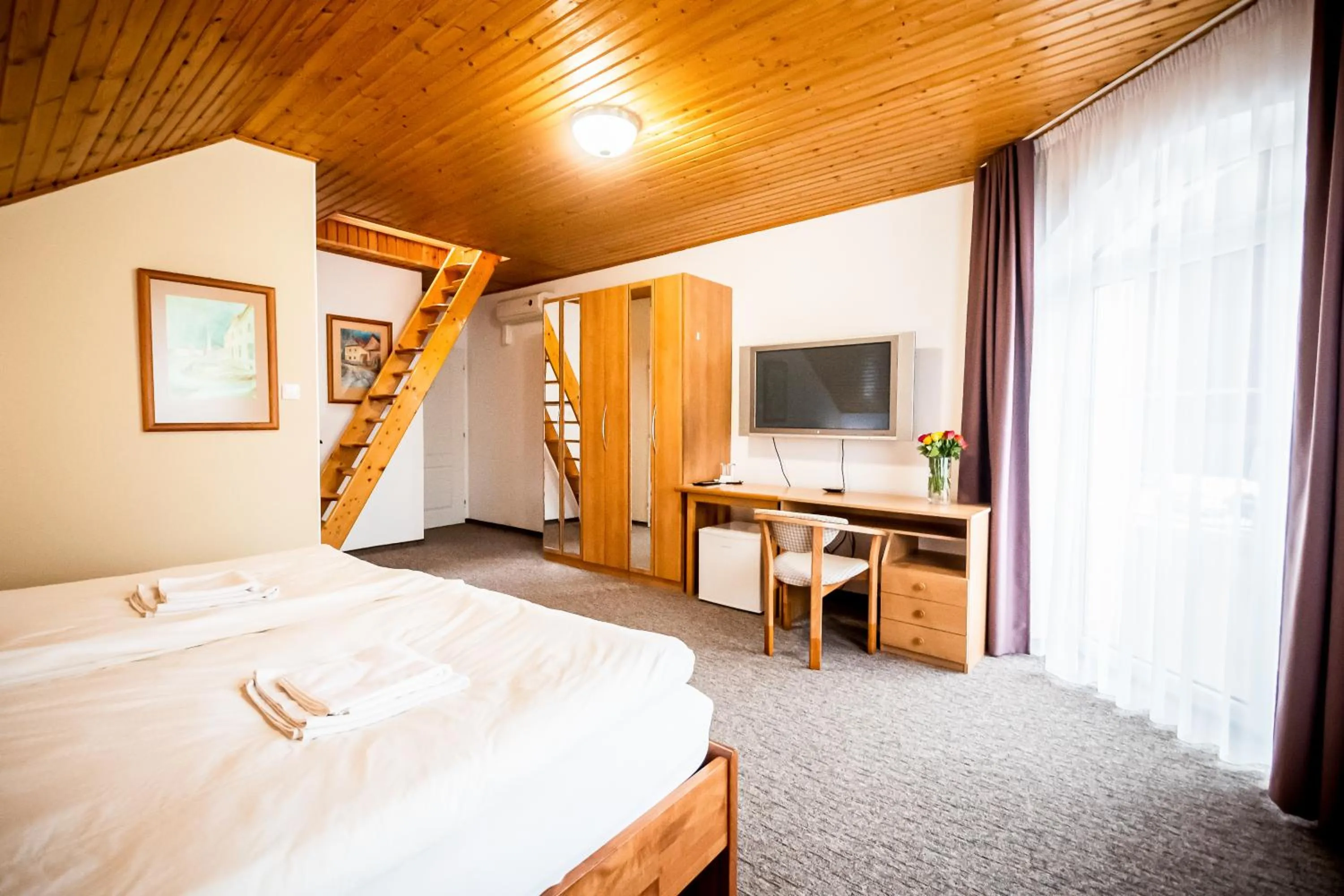 Bed in Hotel Squash Centrum