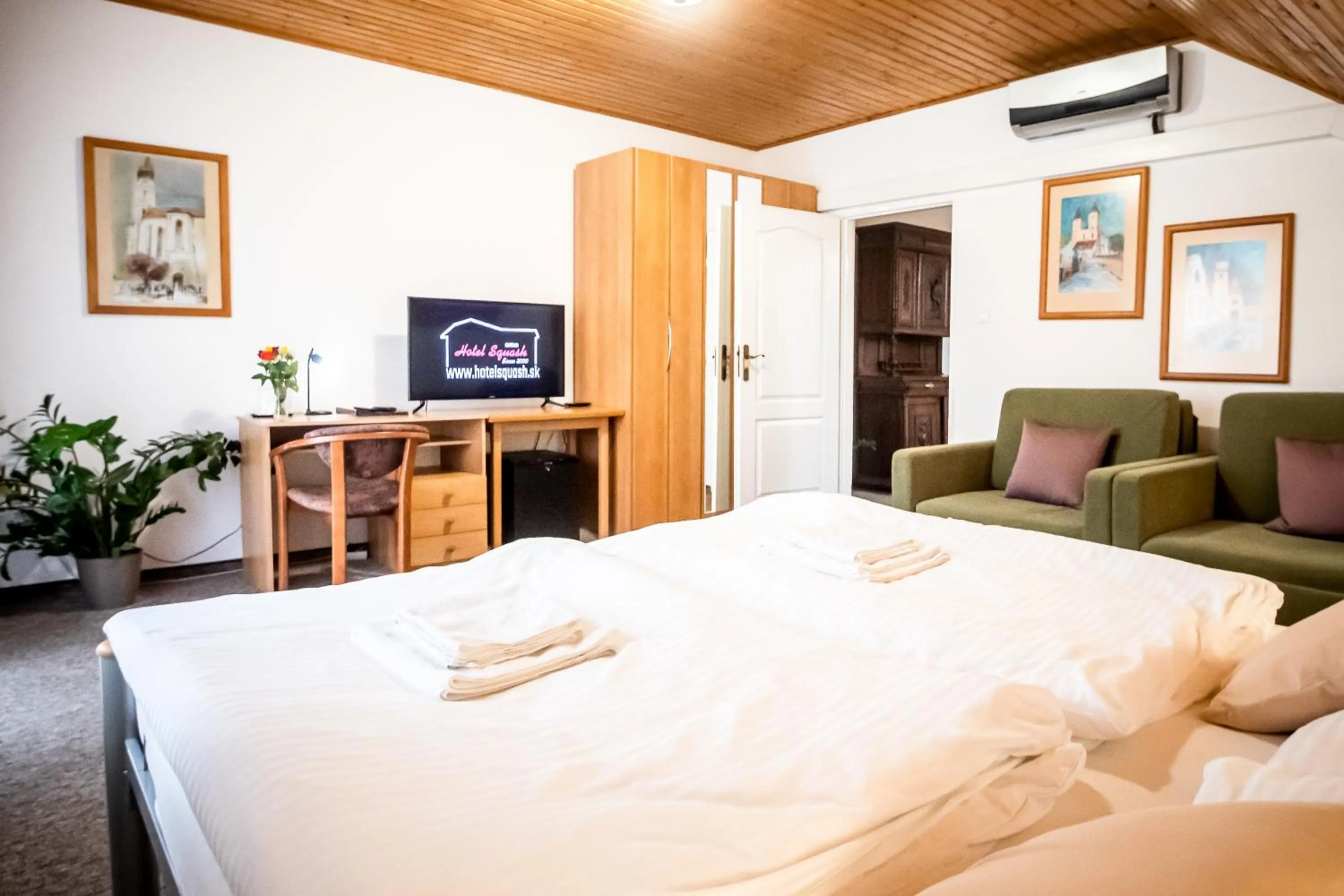 Bed in Hotel Squash Centrum