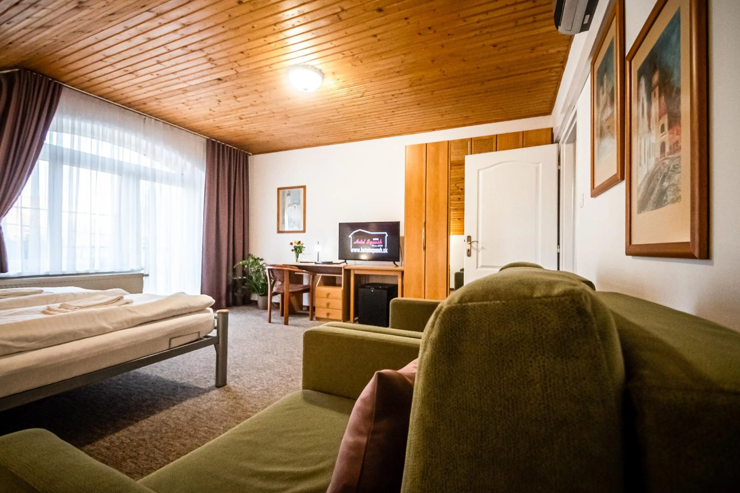 Bed in Hotel Squash Centrum