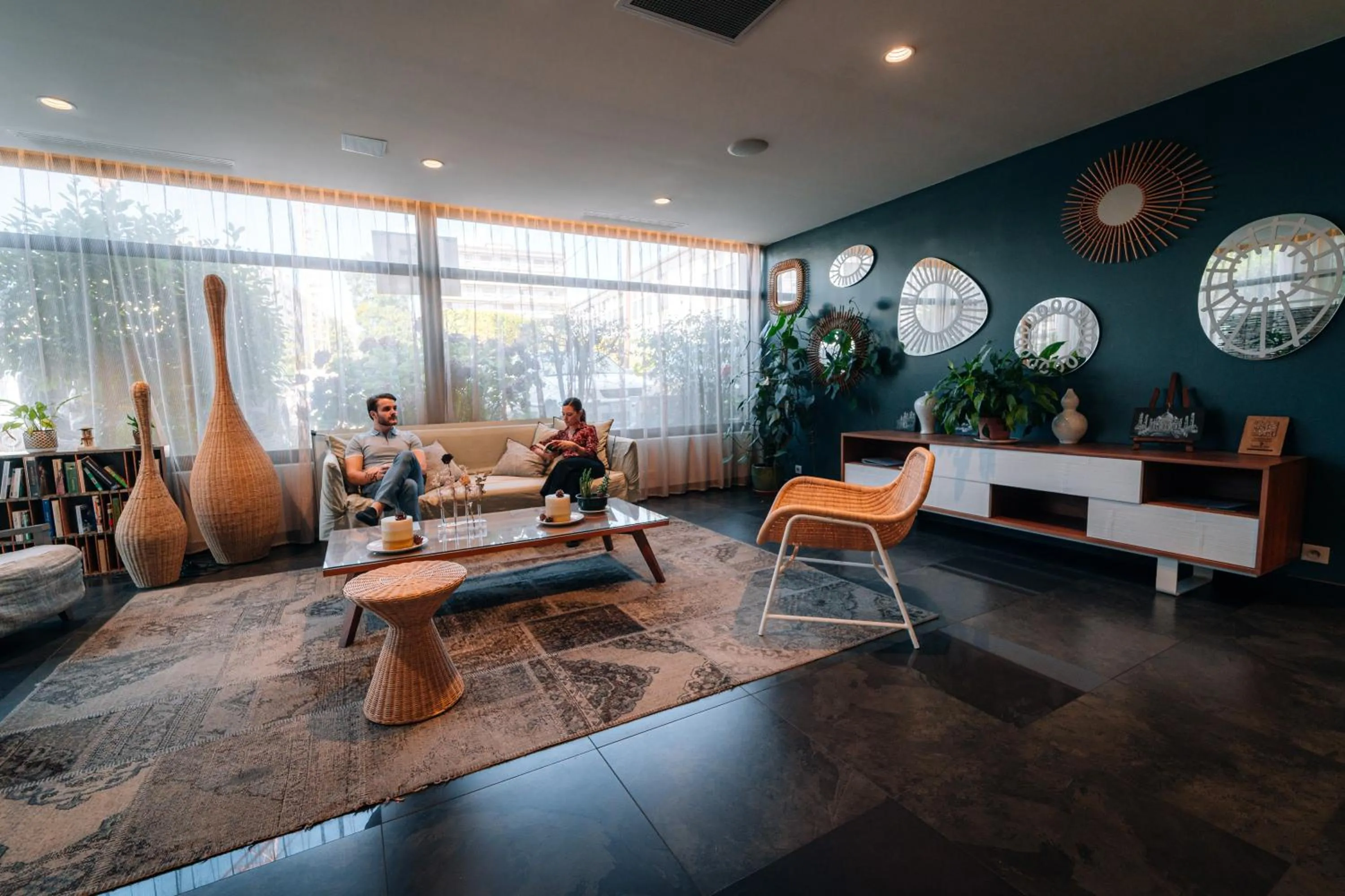 Lobby or reception in Les Loges du Park