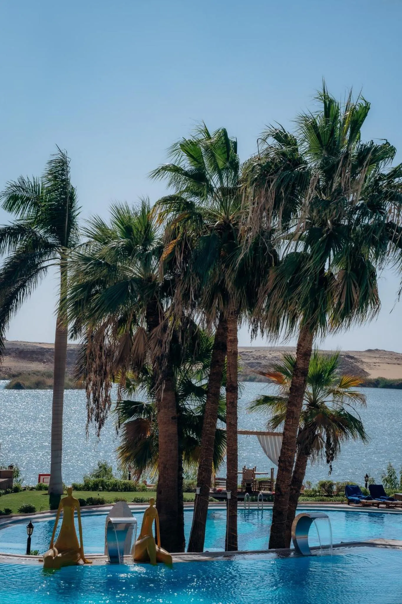 Natural landscape in Seti Abu Simbel Lake Resort
