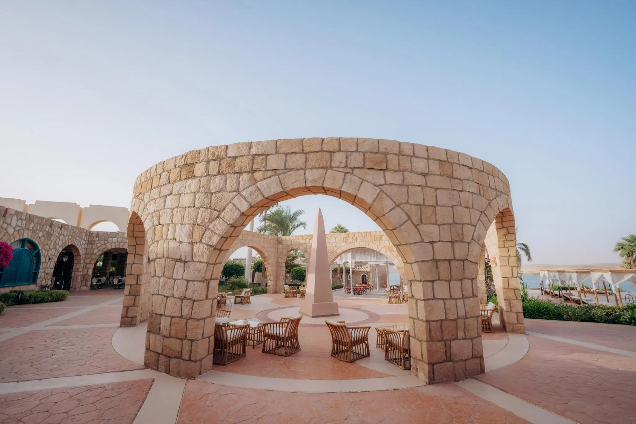 Patio in Seti Abu Simbel Lake Resort
