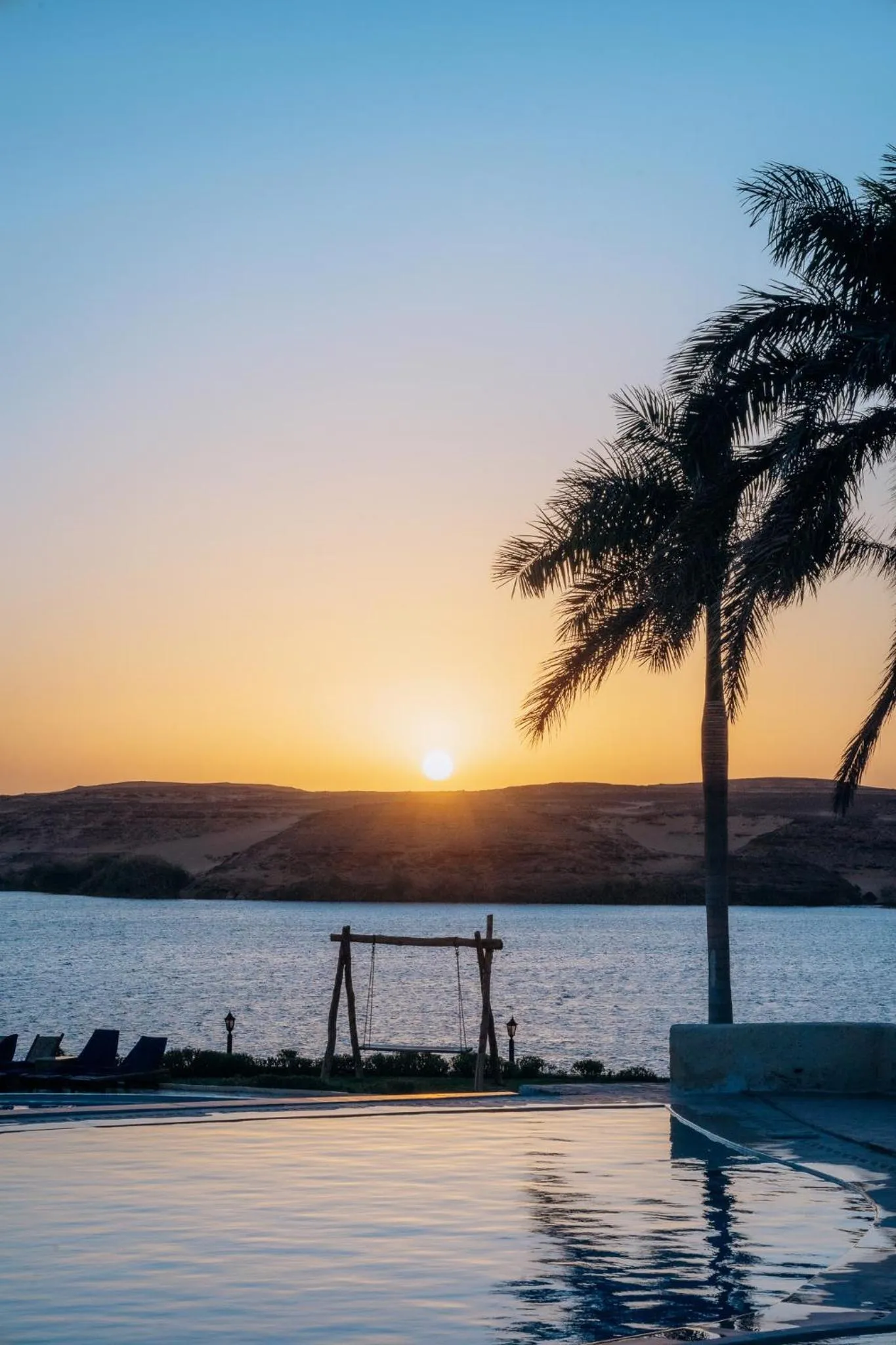 Natural landscape in Seti Abu Simbel Lake Resort