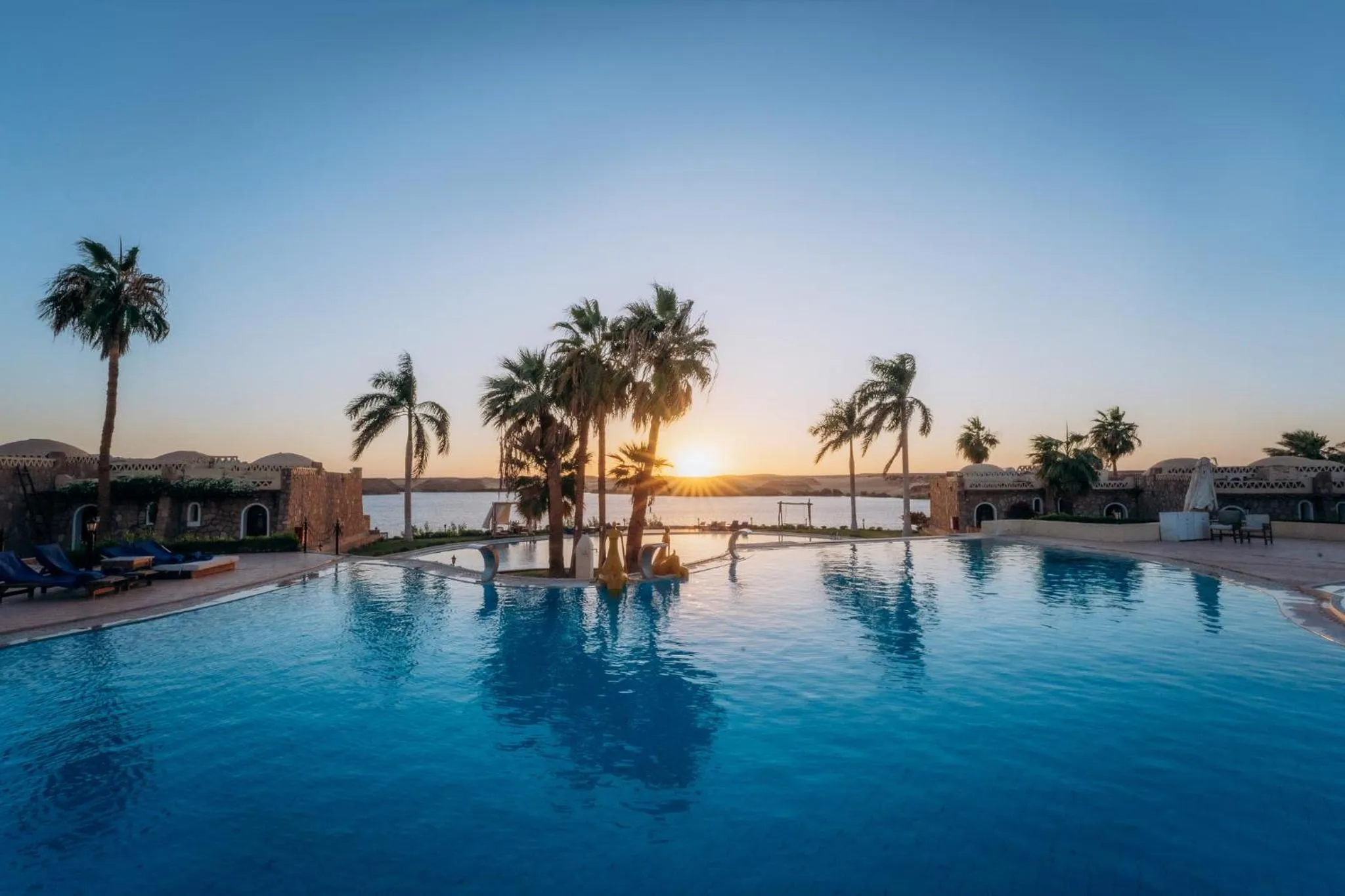 Natural landscape in Seti Abu Simbel Lake Resort