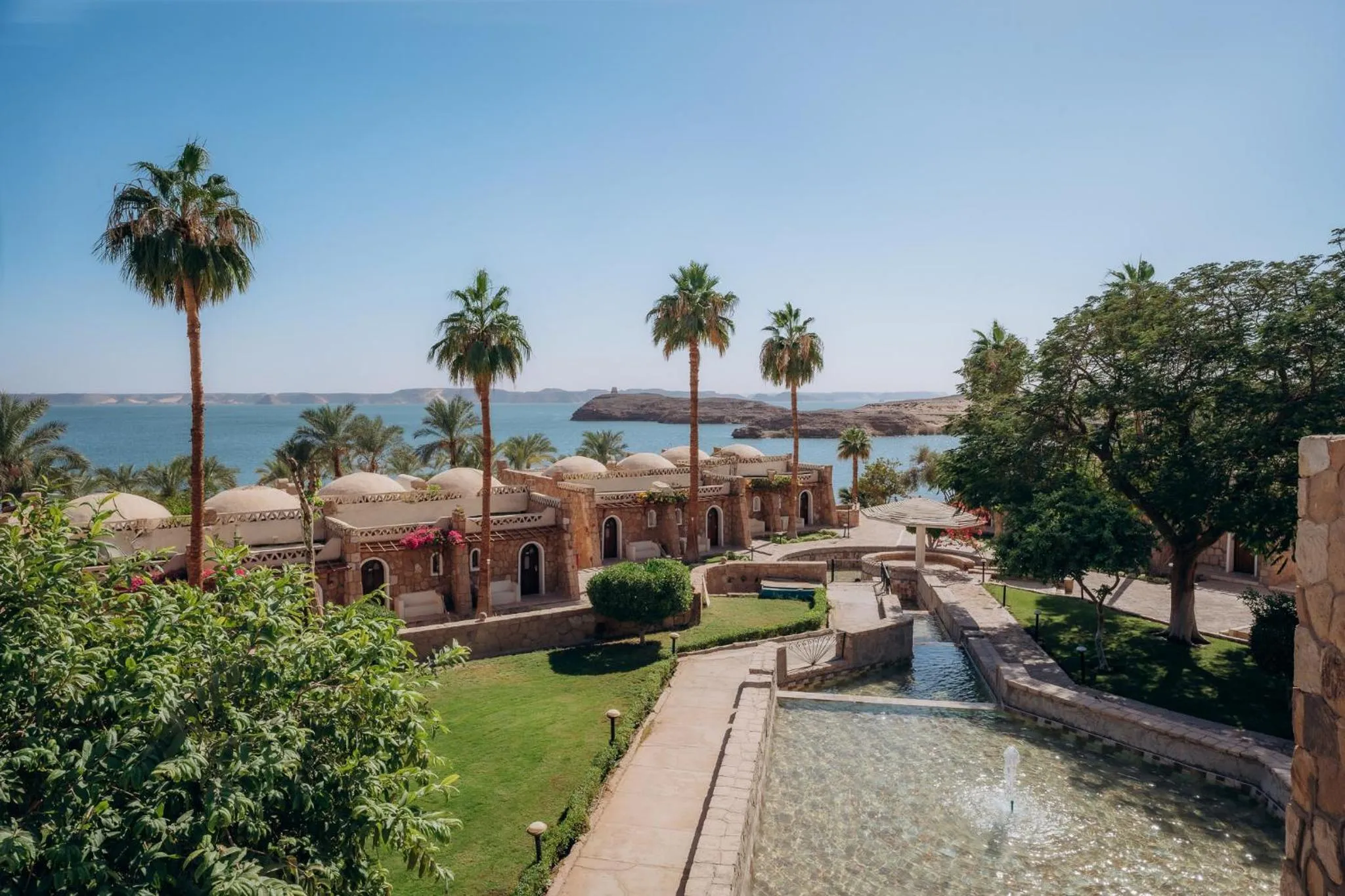Natural landscape in Seti Abu Simbel Lake Resort