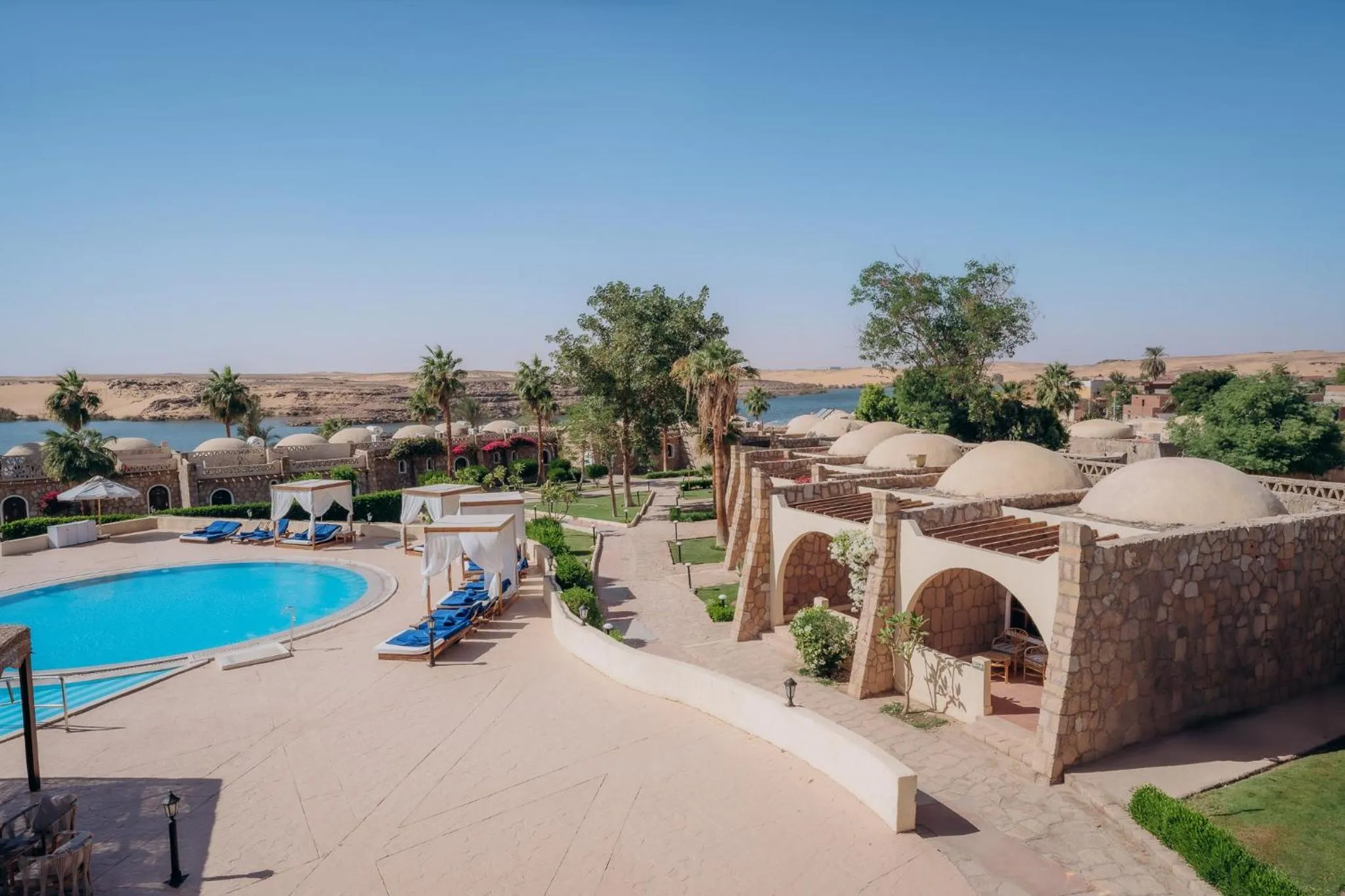 Natural landscape in Seti Abu Simbel Lake Resort