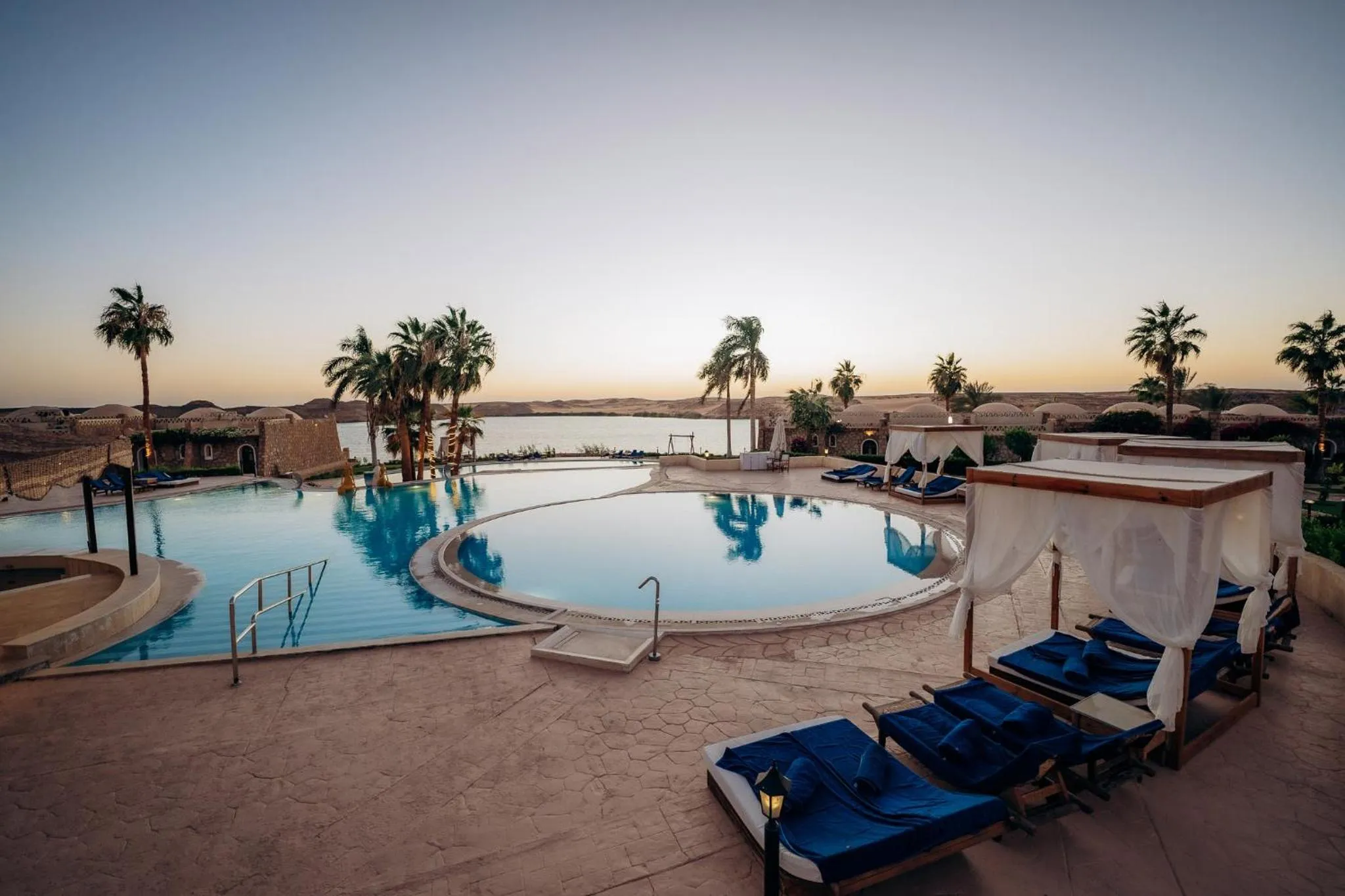 Natural landscape in Seti Abu Simbel Lake Resort
