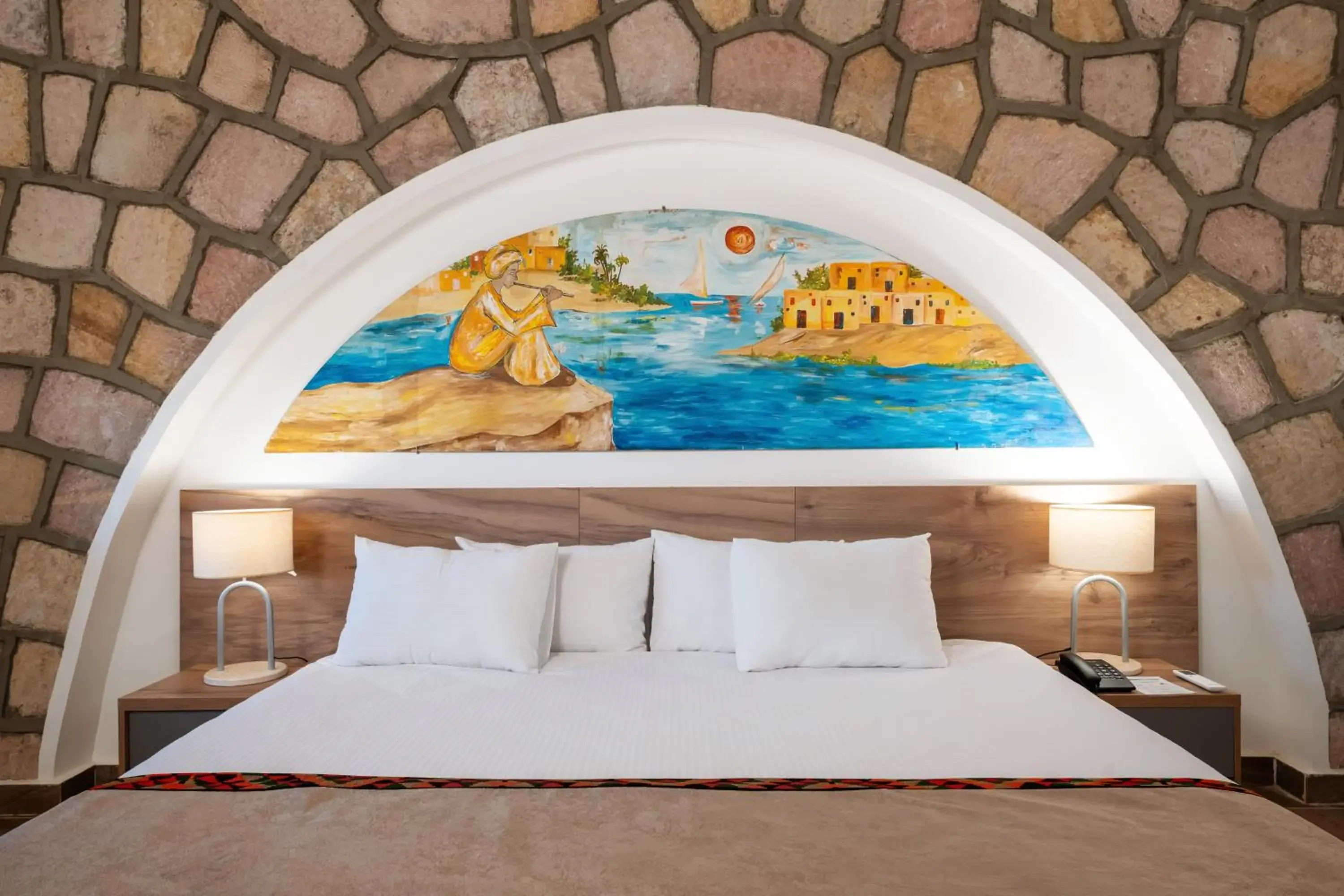 Superior Double or Twin Room with Lake View in Seti Abu Simbel Lake Resort Superior Double or Twin Room with Lake View in Seti Abu Simbel Lake Resort