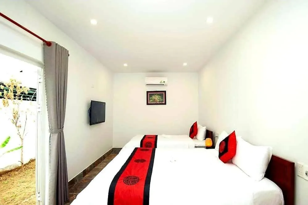 Bed in Green Grapefruit Villa