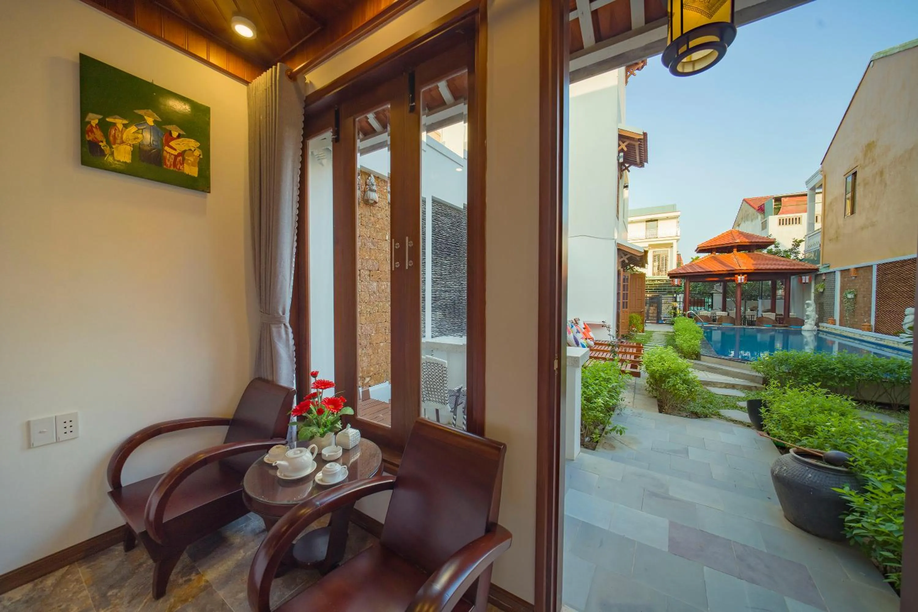 Garden view in Green Grapefruit Villa