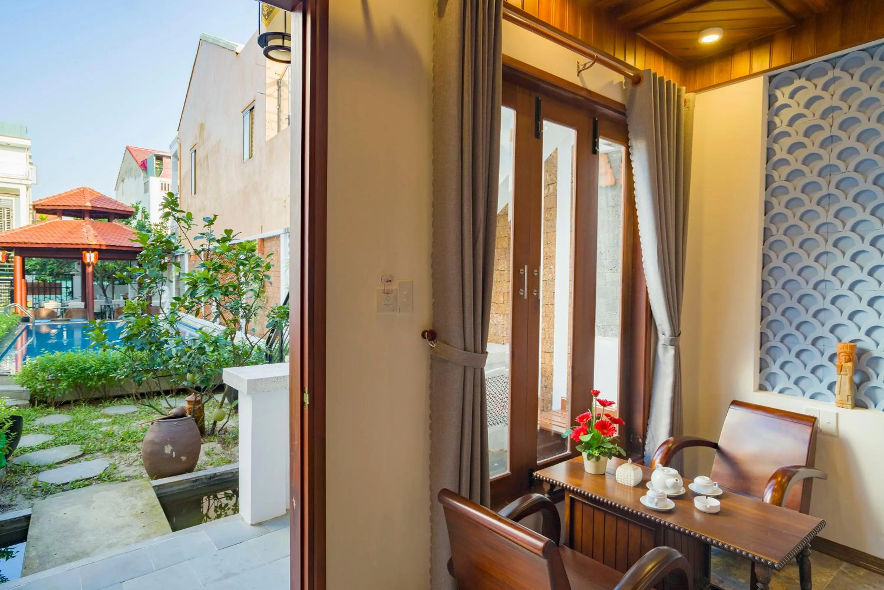 Garden view in Green Grapefruit Villa