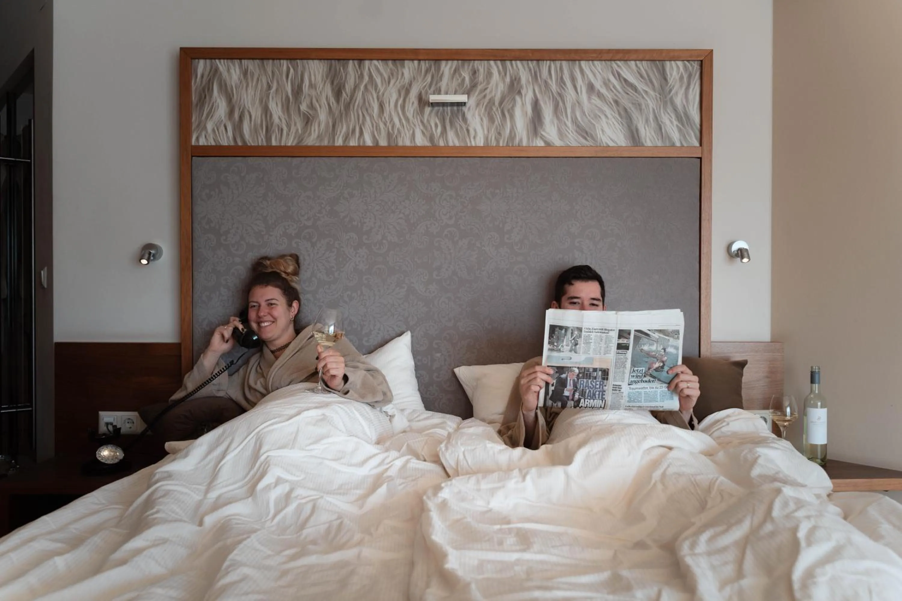 Bed in Hotel Jennys Schlössl