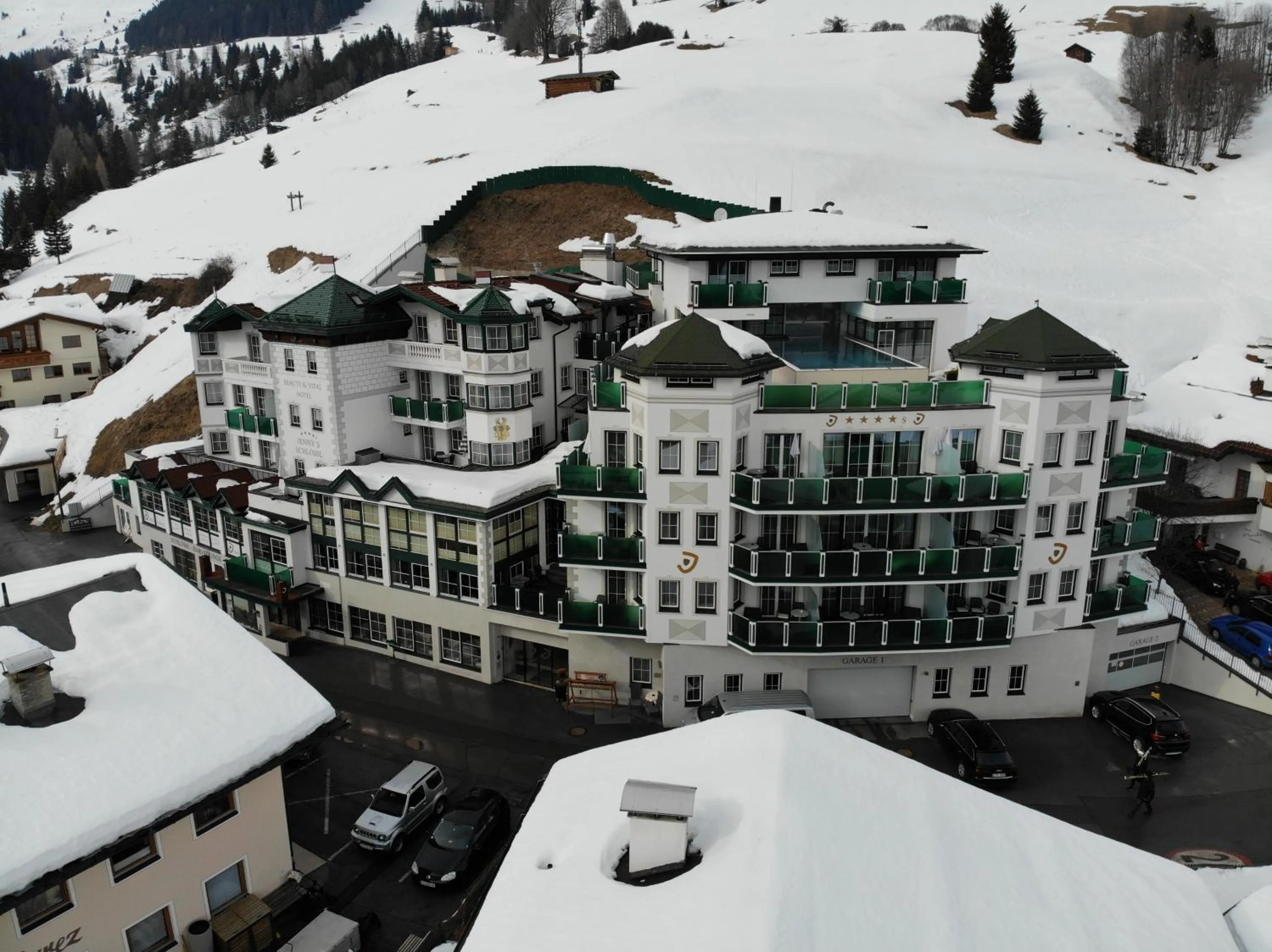 Bird's eye view in Hotel Jennys Schlössl
