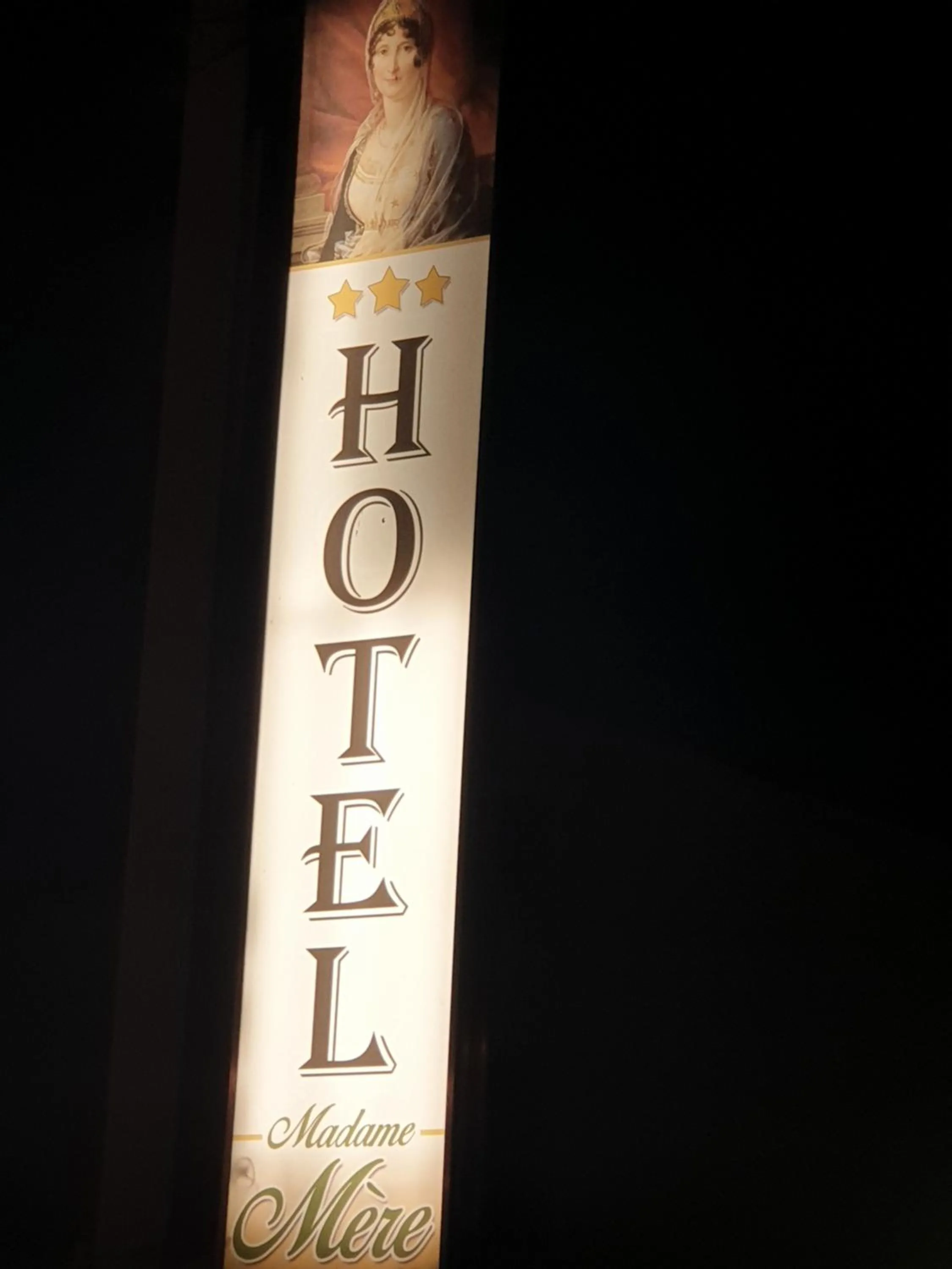 Property Logo/Sign in Hotel Madame Mere