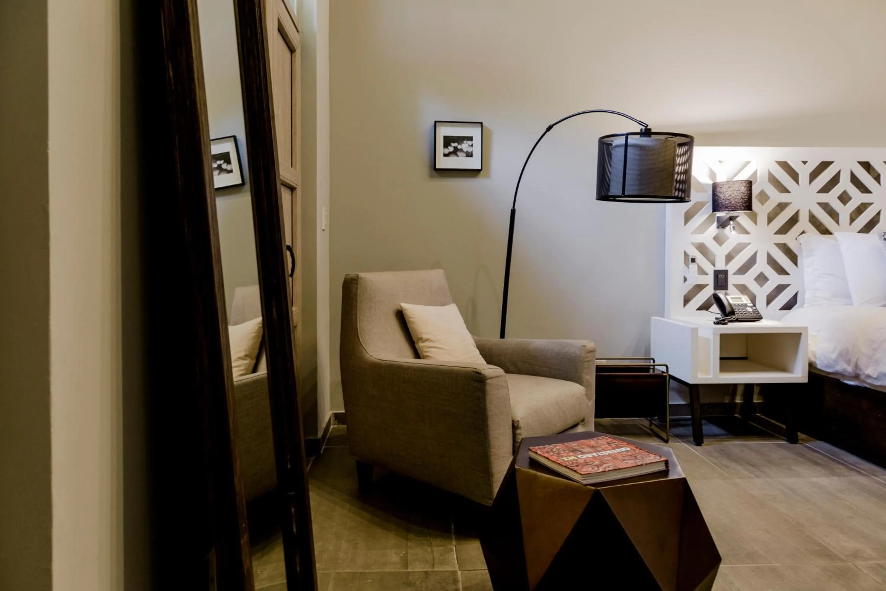 Seating area in Hotel Casa Once