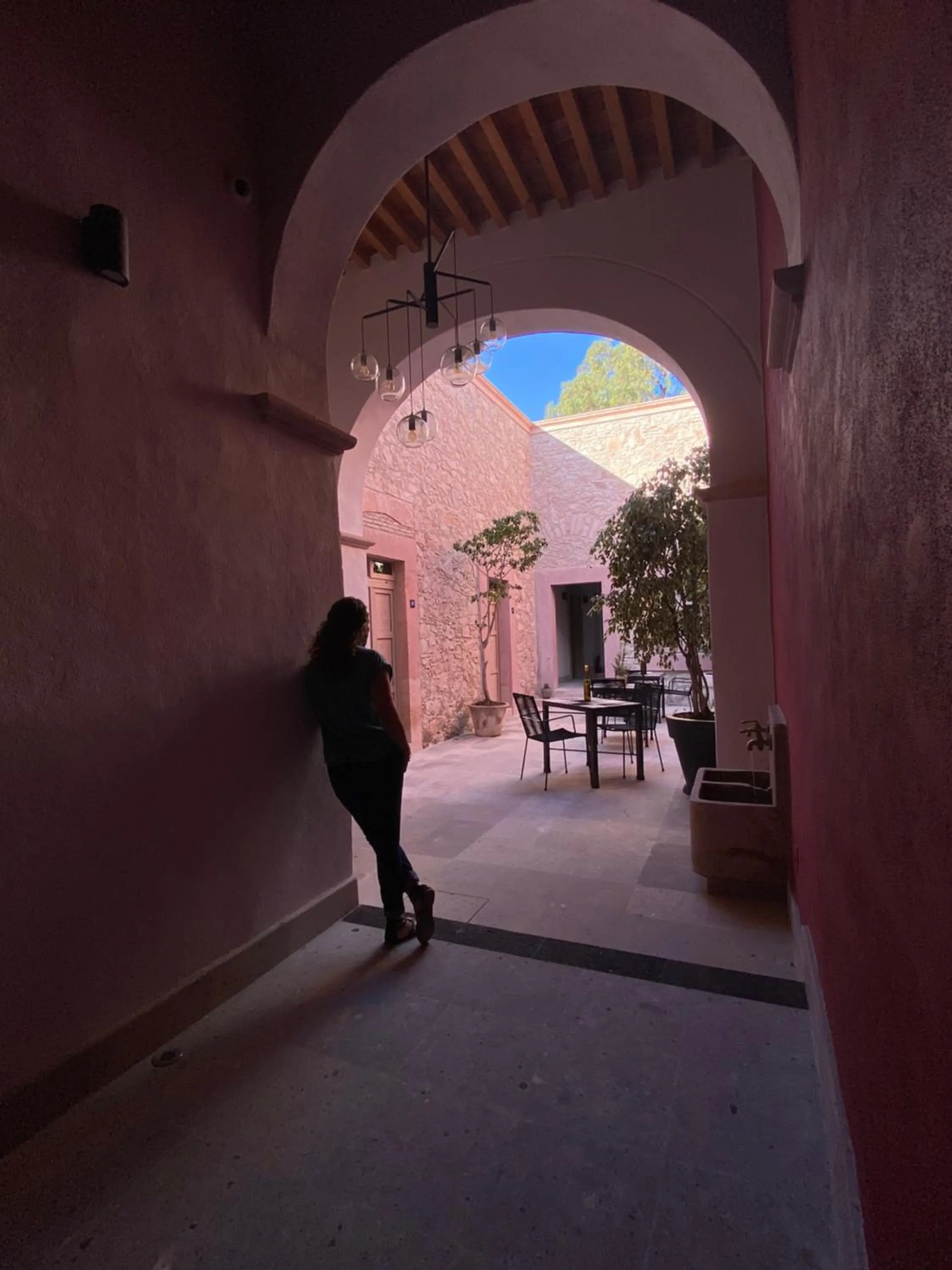 Property building in Hotel Casa Once