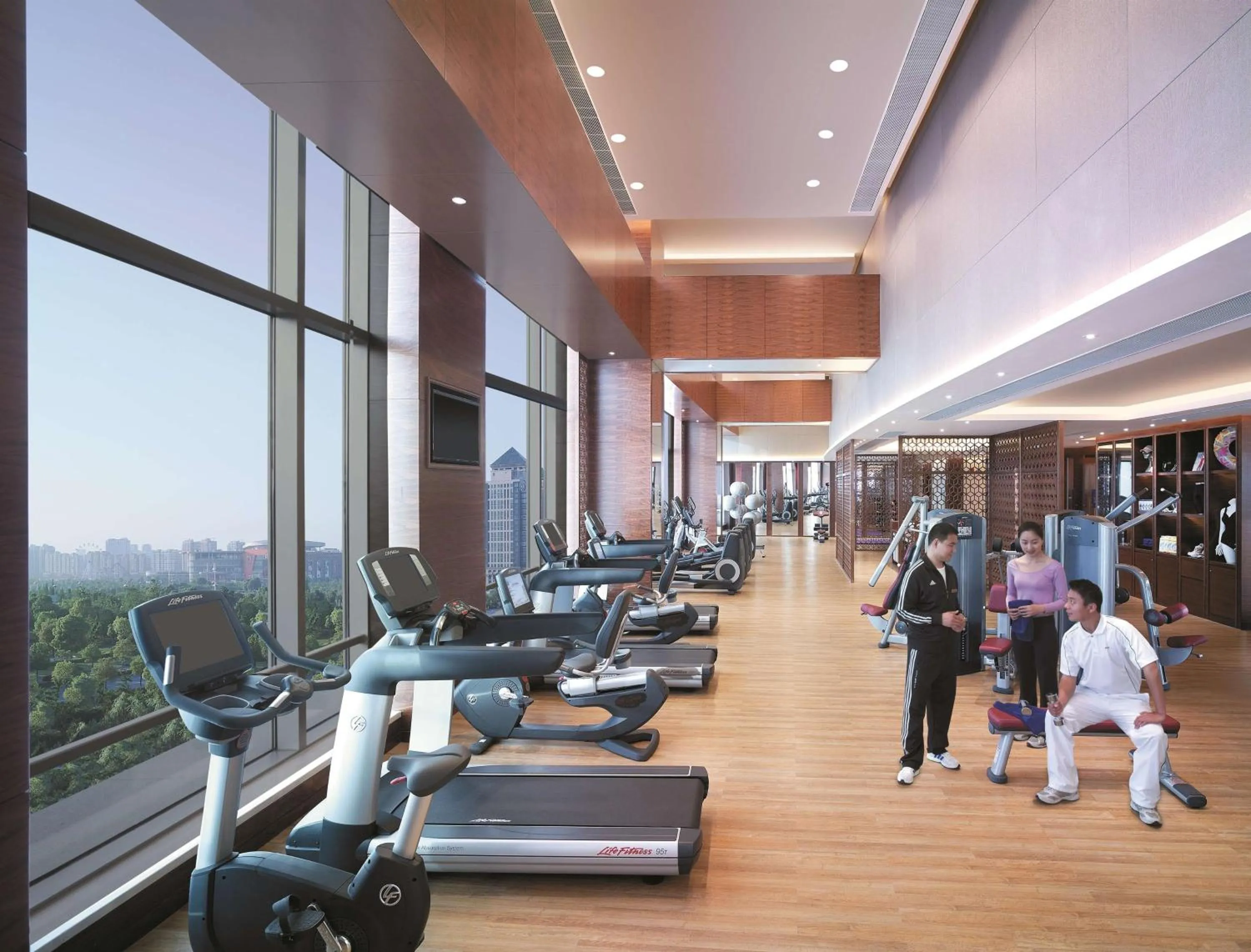 Fitness centre/facilities in Shangri-La Yangzhou