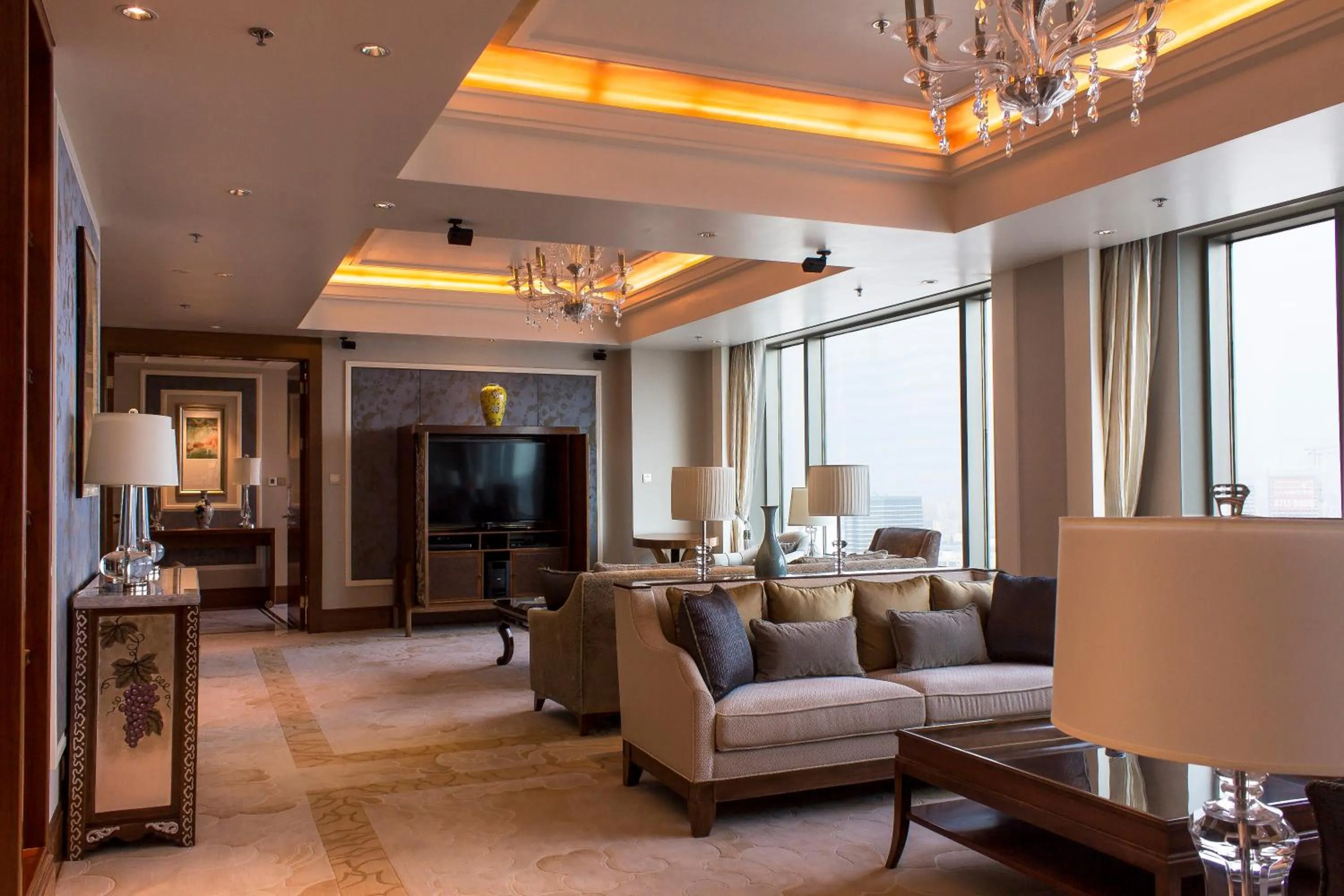 Photo of the whole room in Shangri-La Yangzhou