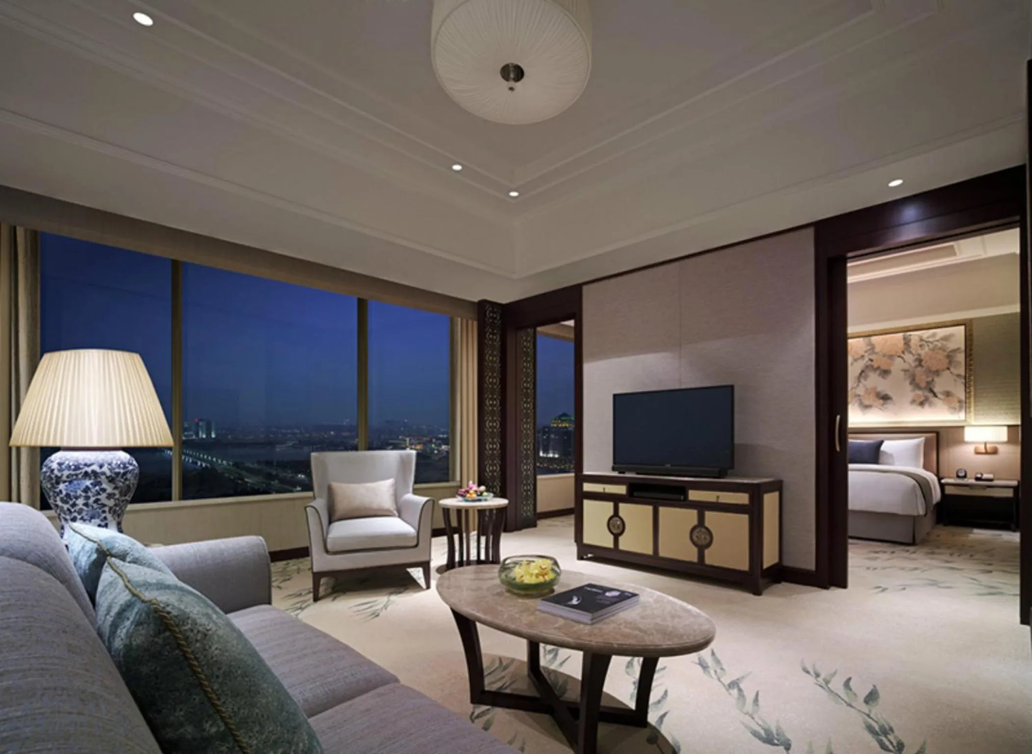 Photo of the whole room in Shangri-La Yangzhou