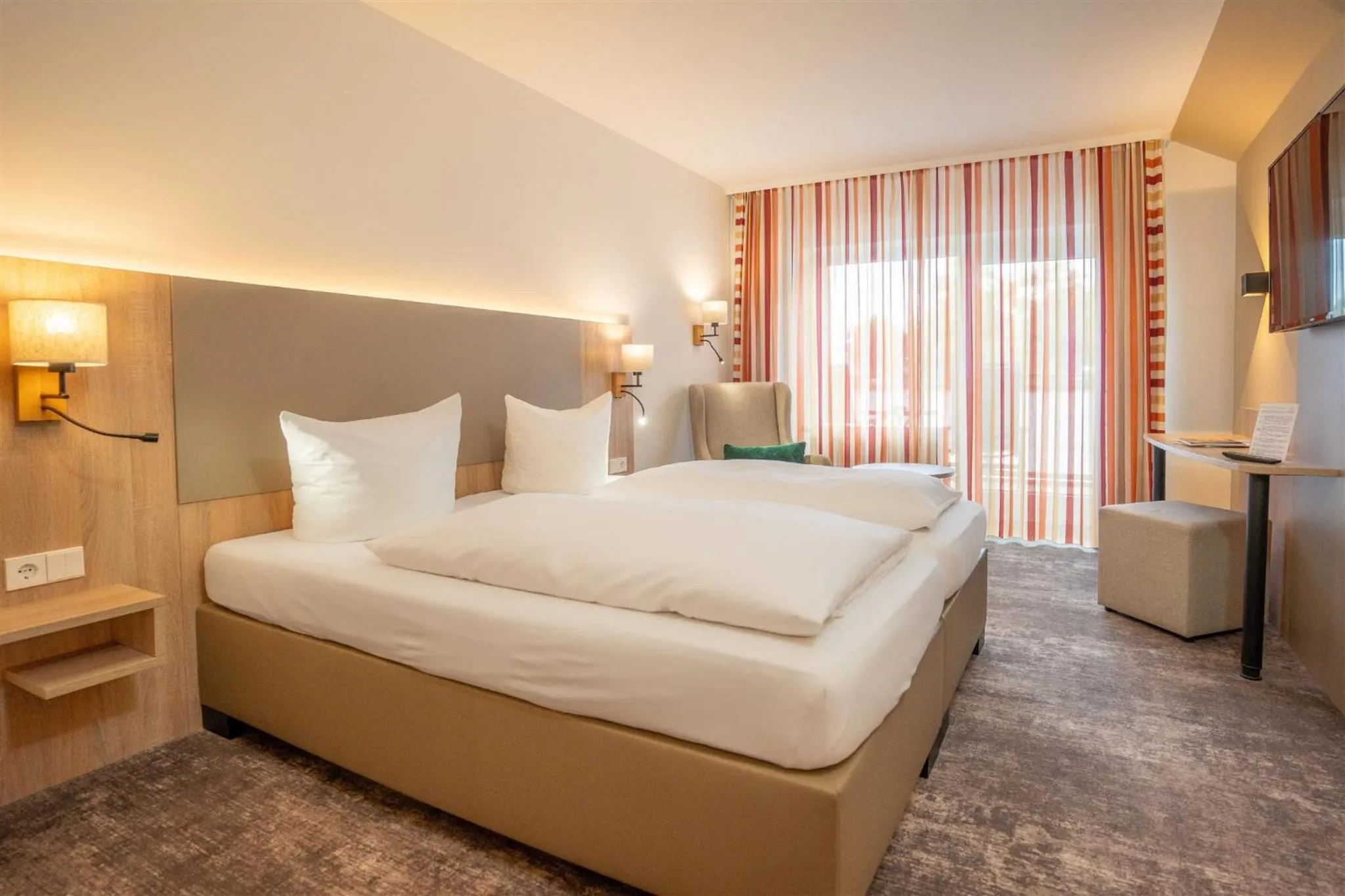 Photo of the whole room, Bed in Waldhotel Eisenberg