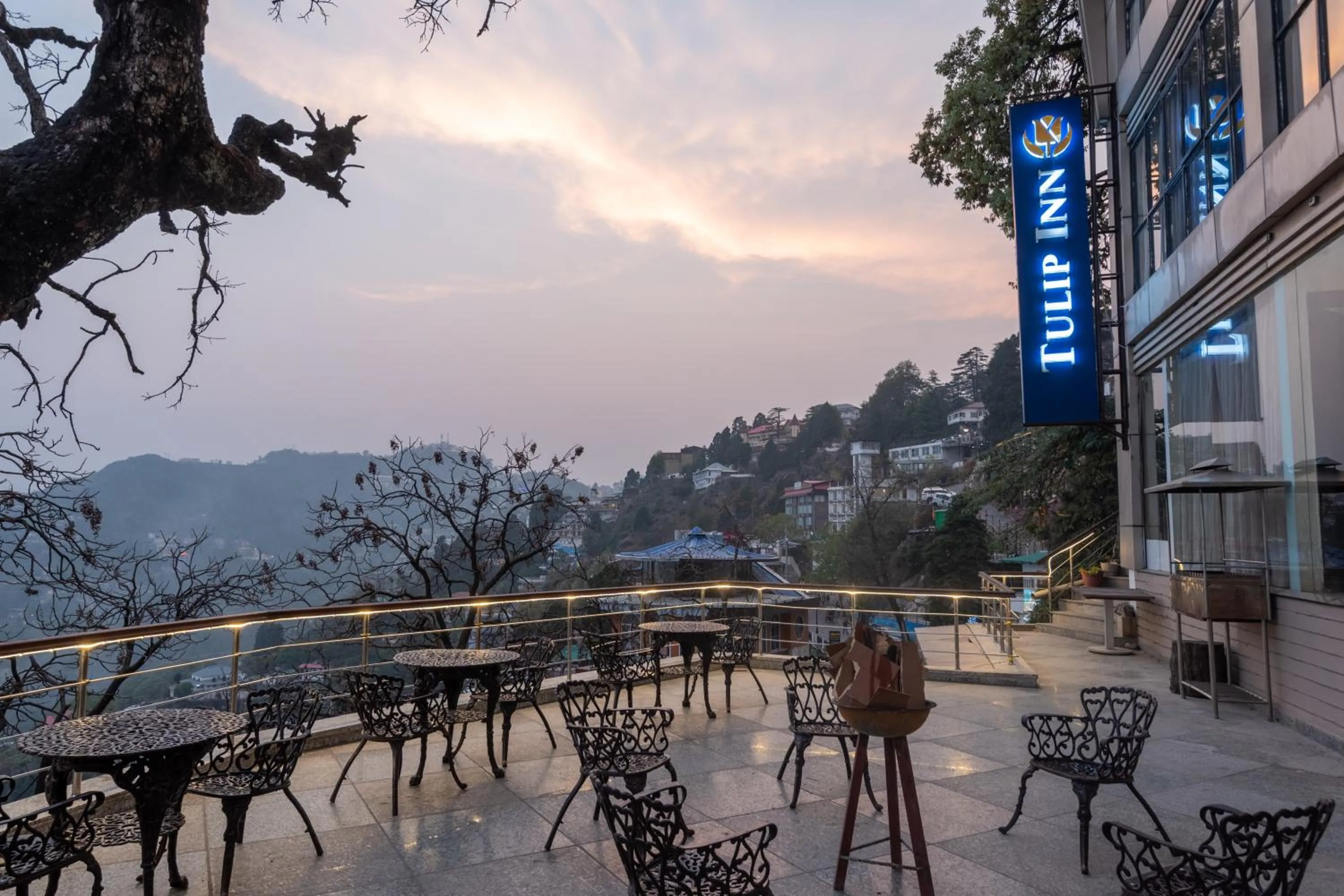 Balcony/Terrace in Tulip Inn Green Castle Mall road