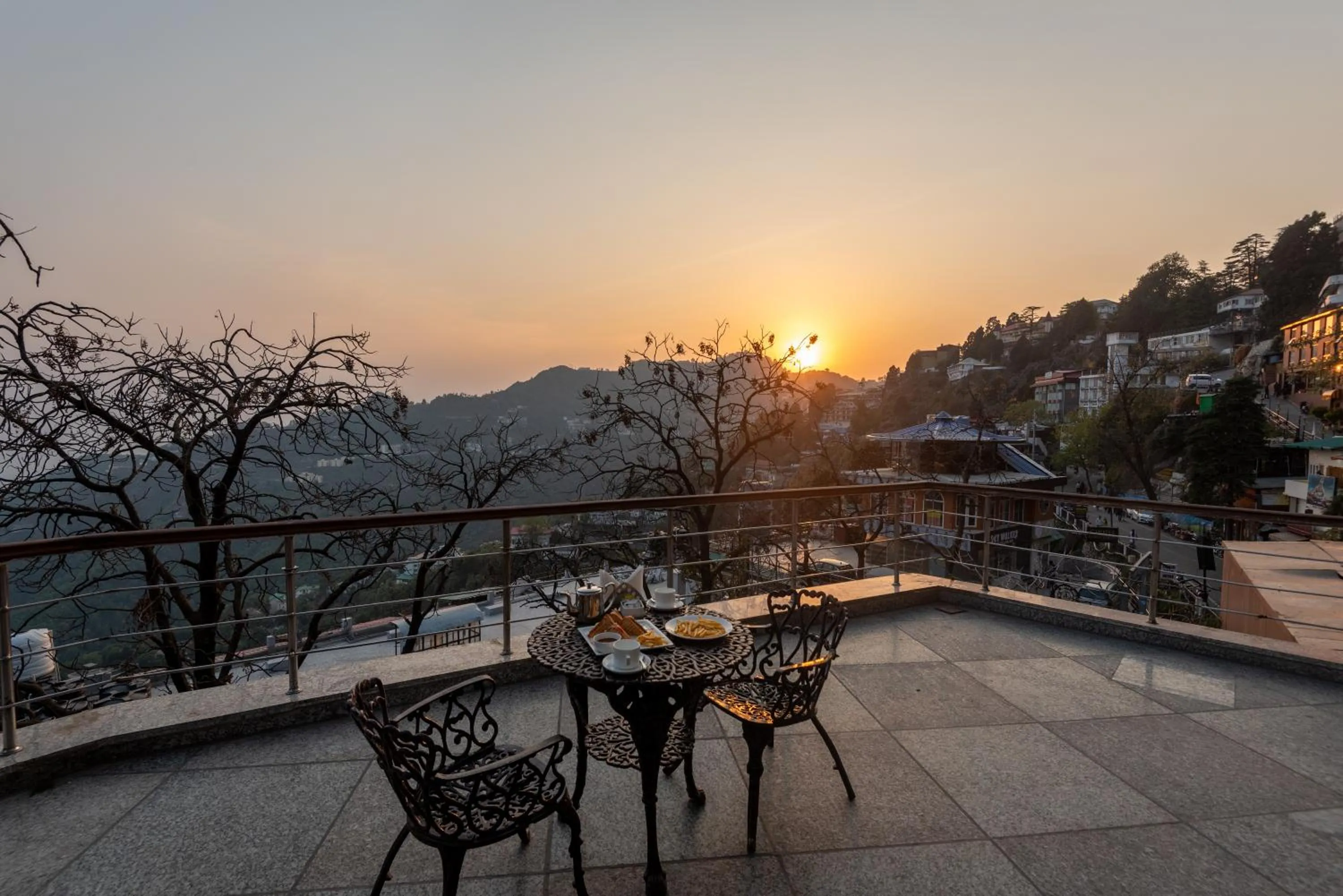 Balcony/Terrace in Tulip Inn Green Castle Mall road