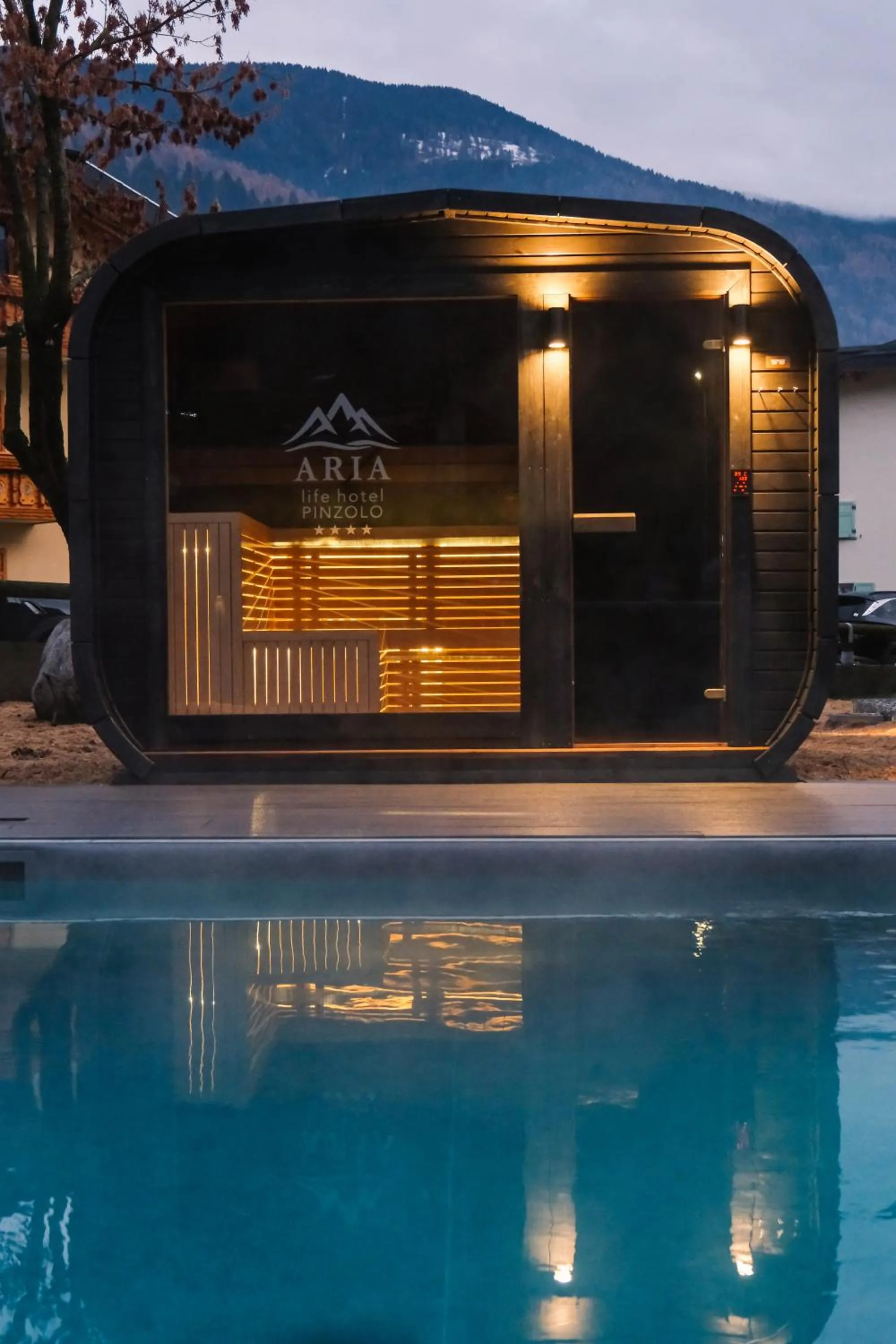 Sauna in Aria Life Hotel Pinzolo