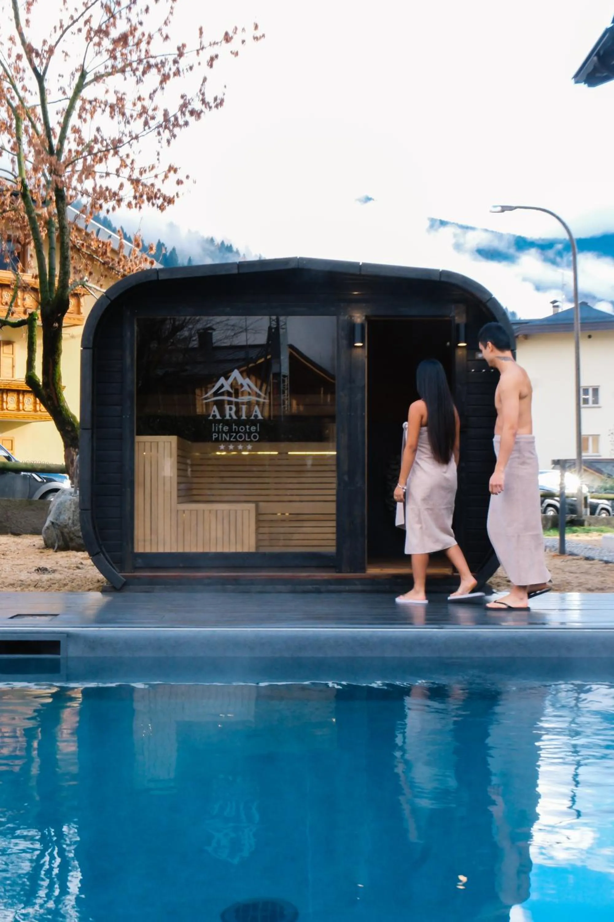 Sauna in Aria Life Hotel Pinzolo