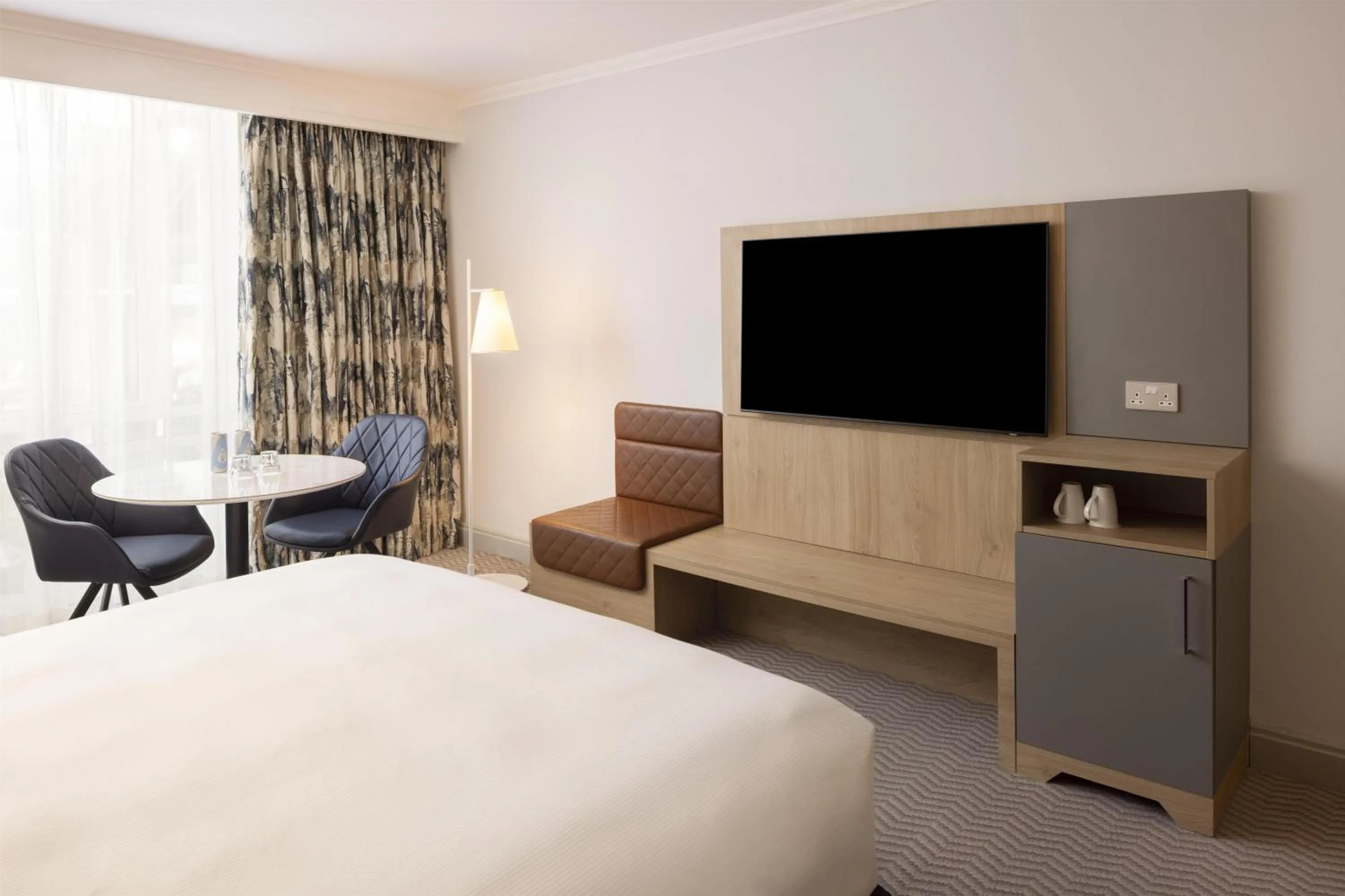 Bed in Hilton Northampton Hotel