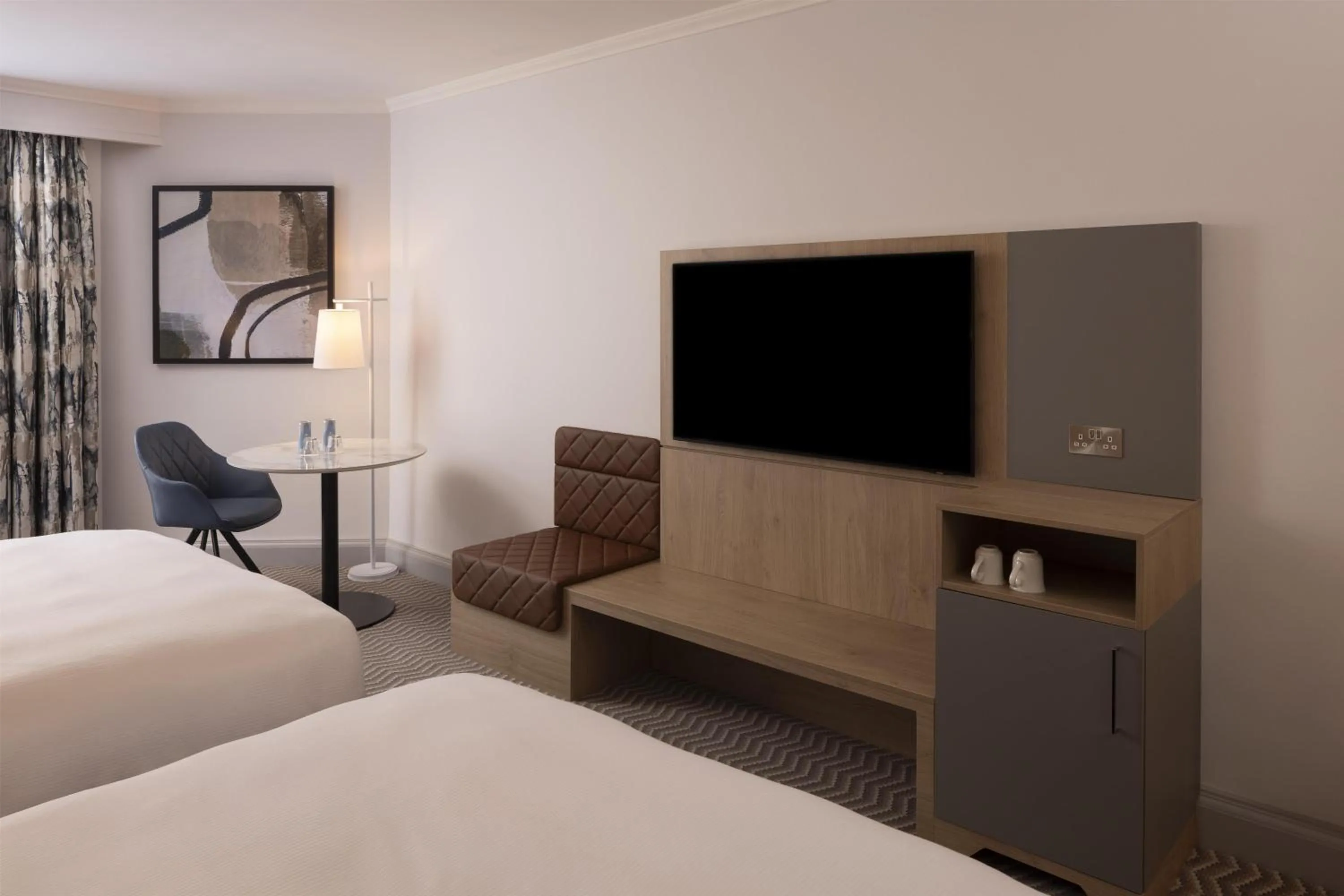 Bed in Hilton Northampton Hotel