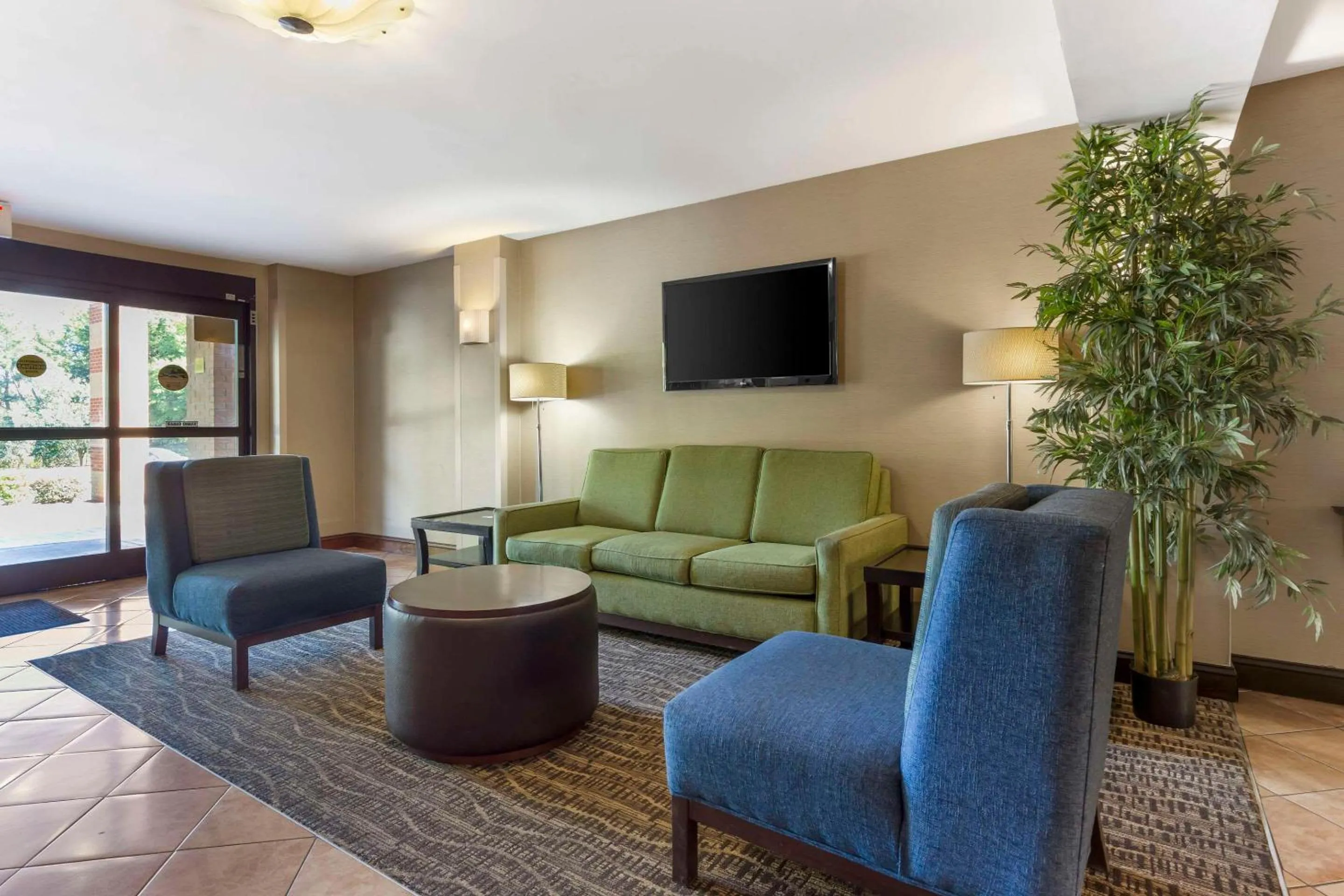 Lobby or reception in Quality Inn Raleigh Downtown