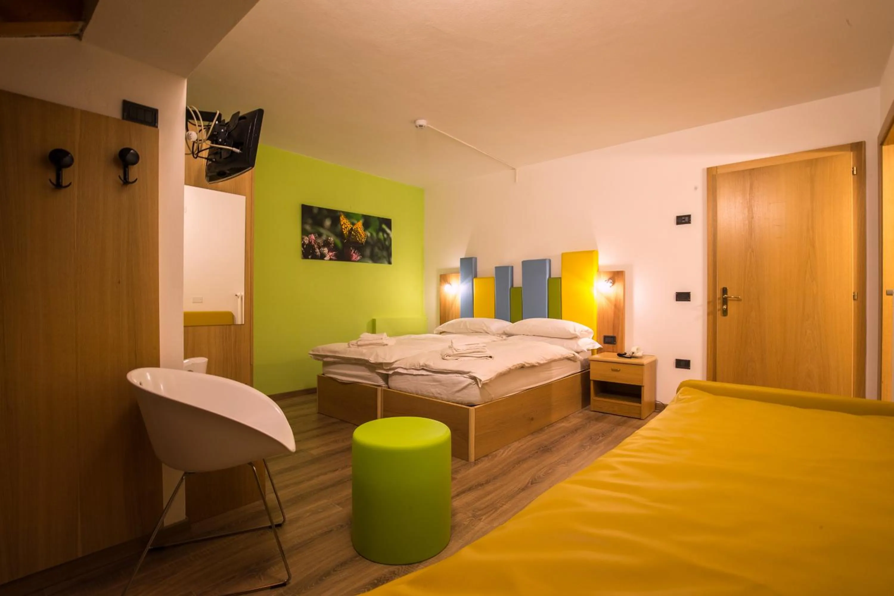 Bed in Alpencolor Hotel Tonale