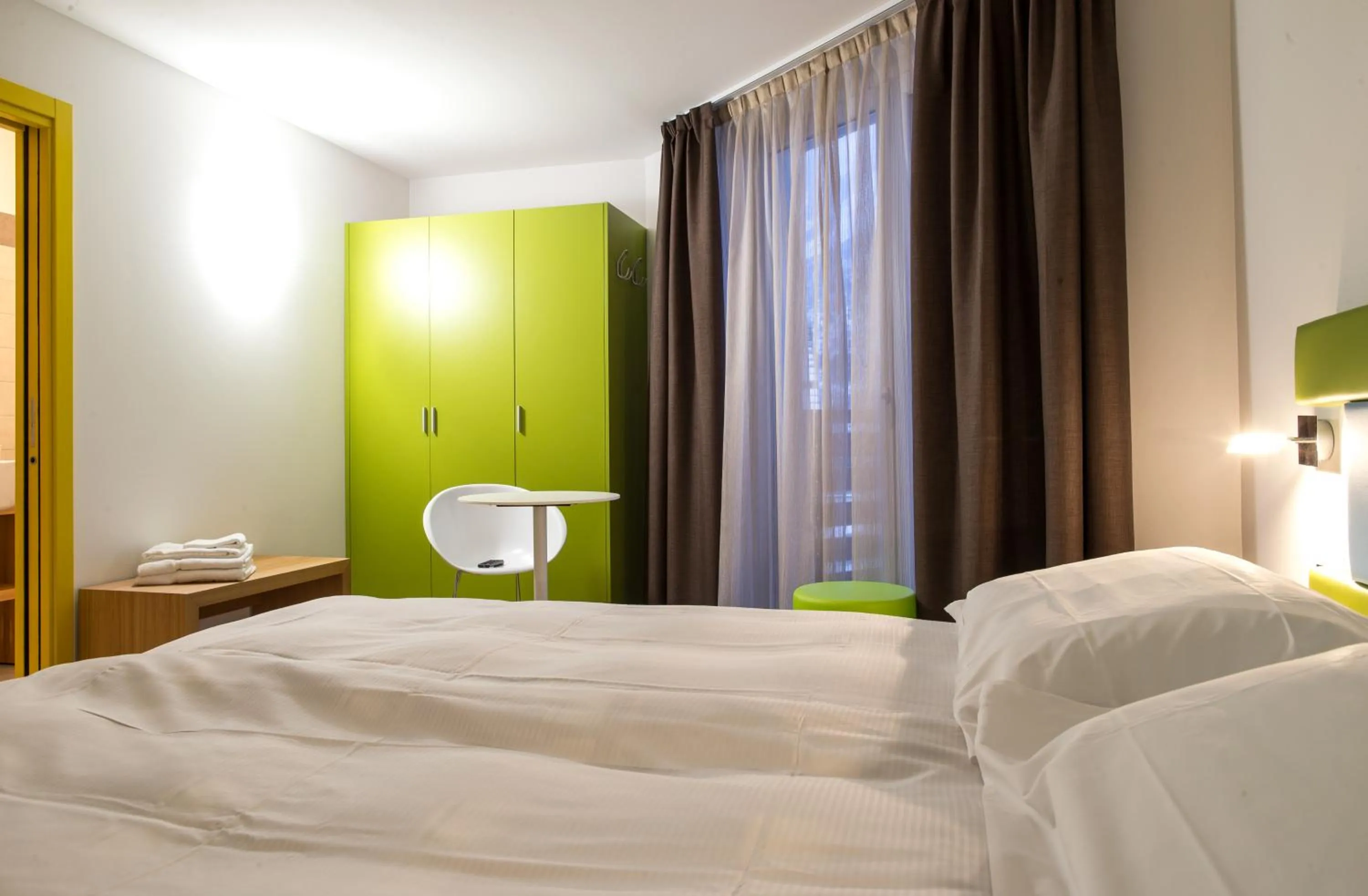 Bed in Alpencolor Hotel Tonale