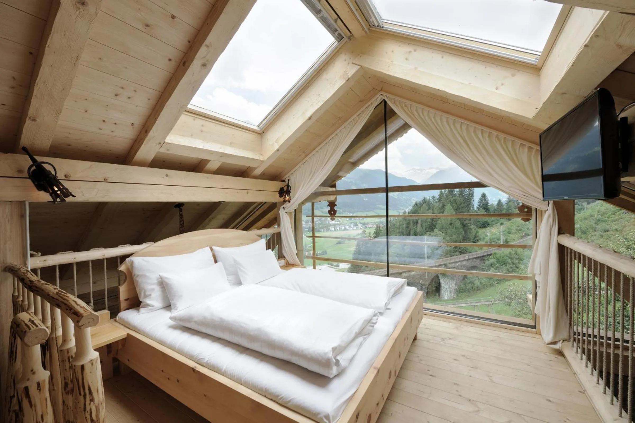 View (from property/room), Bed in Das.Goldberg