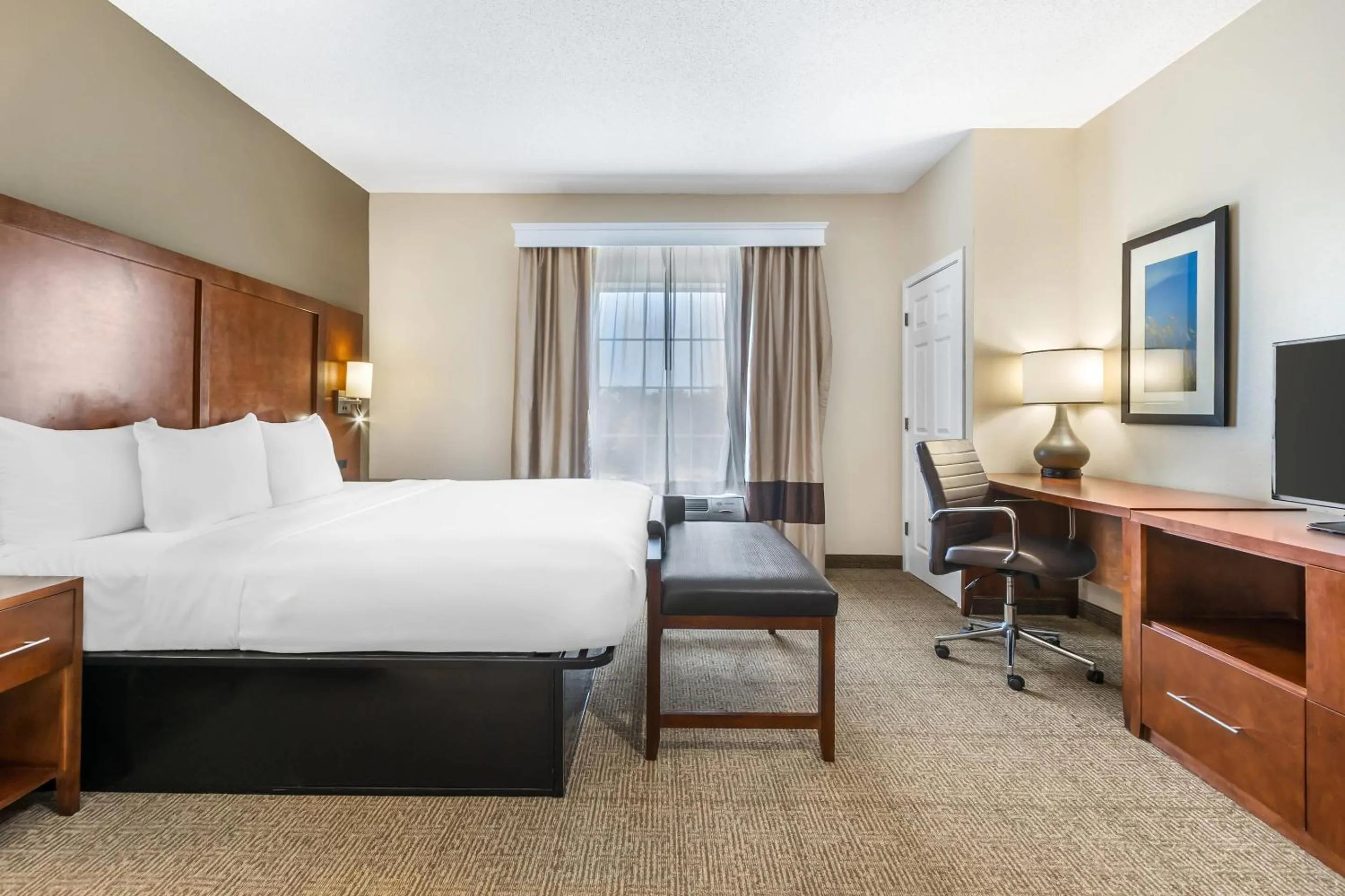 Bedroom, Bed in Comfort Suites Myrtle Beach Central