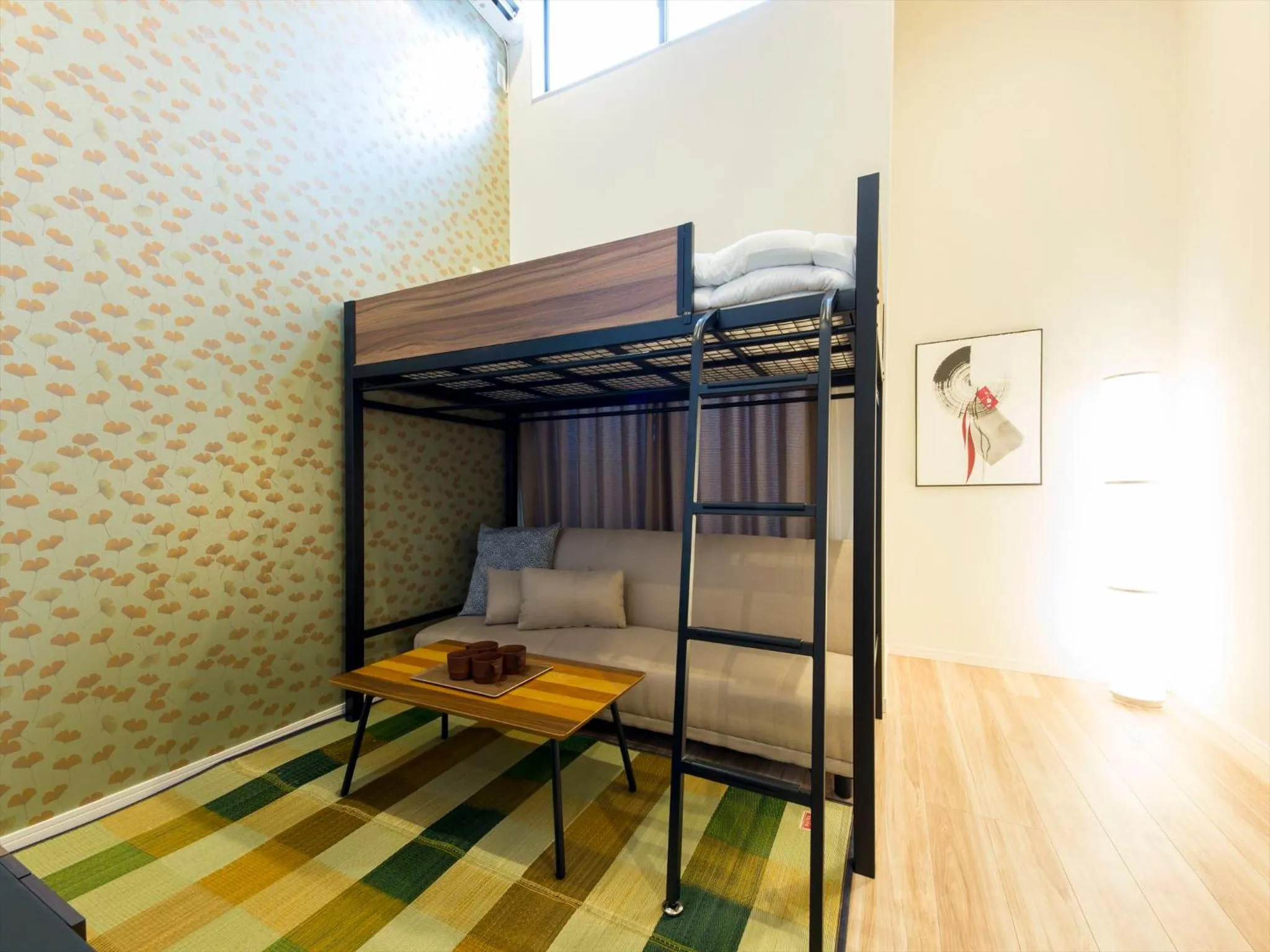 Living room, Bed in TRIP POD YOSHIZUKA C