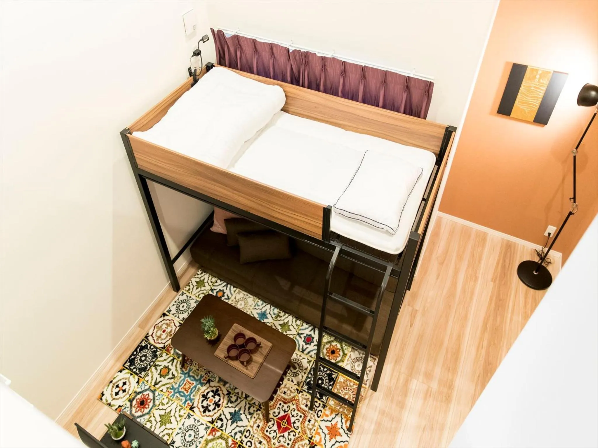 Living room, Bed in TRIP POD YOSHIZUKA C