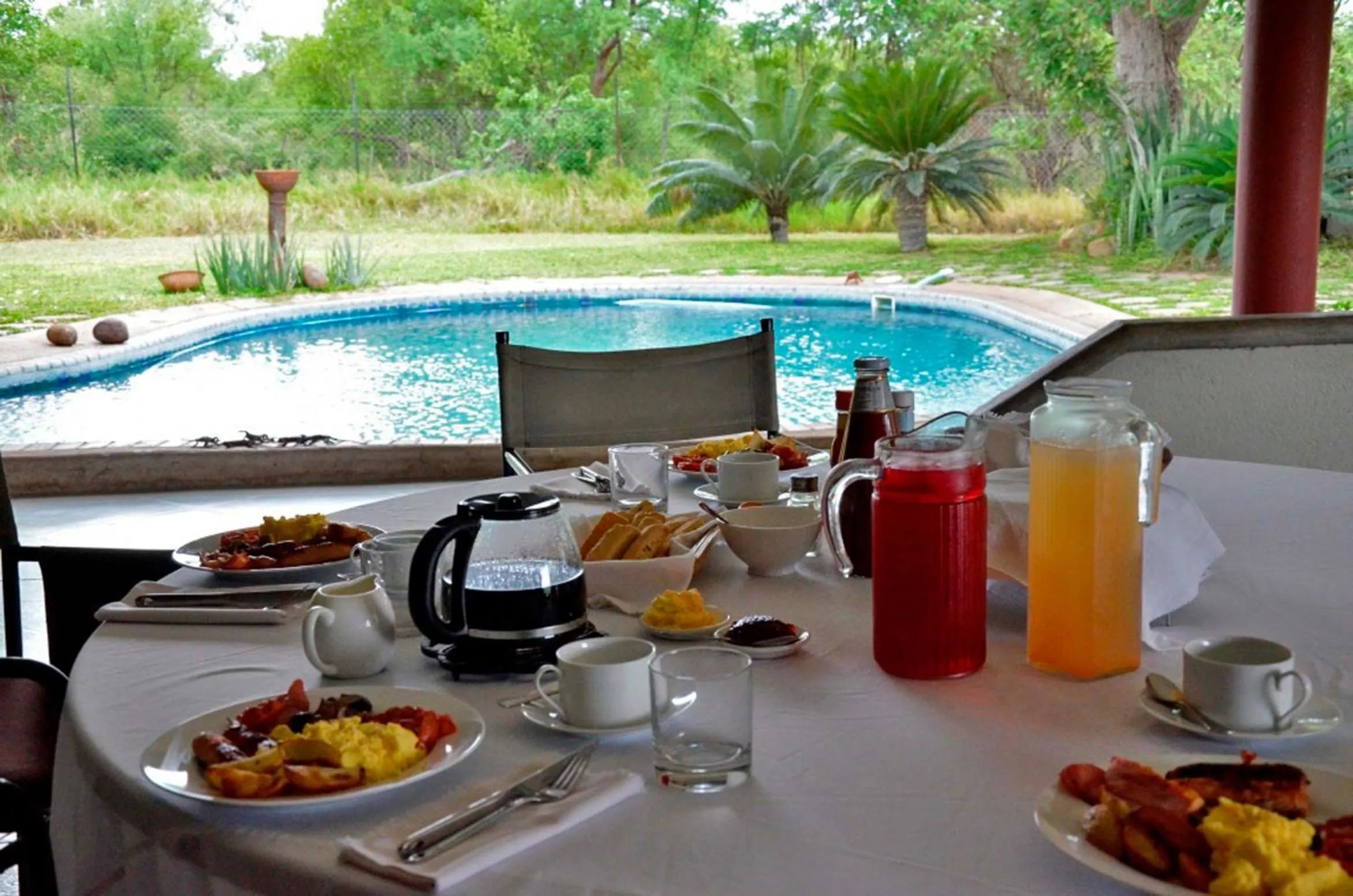 Food close-up in Tingala Lodge - Bed in the Bush