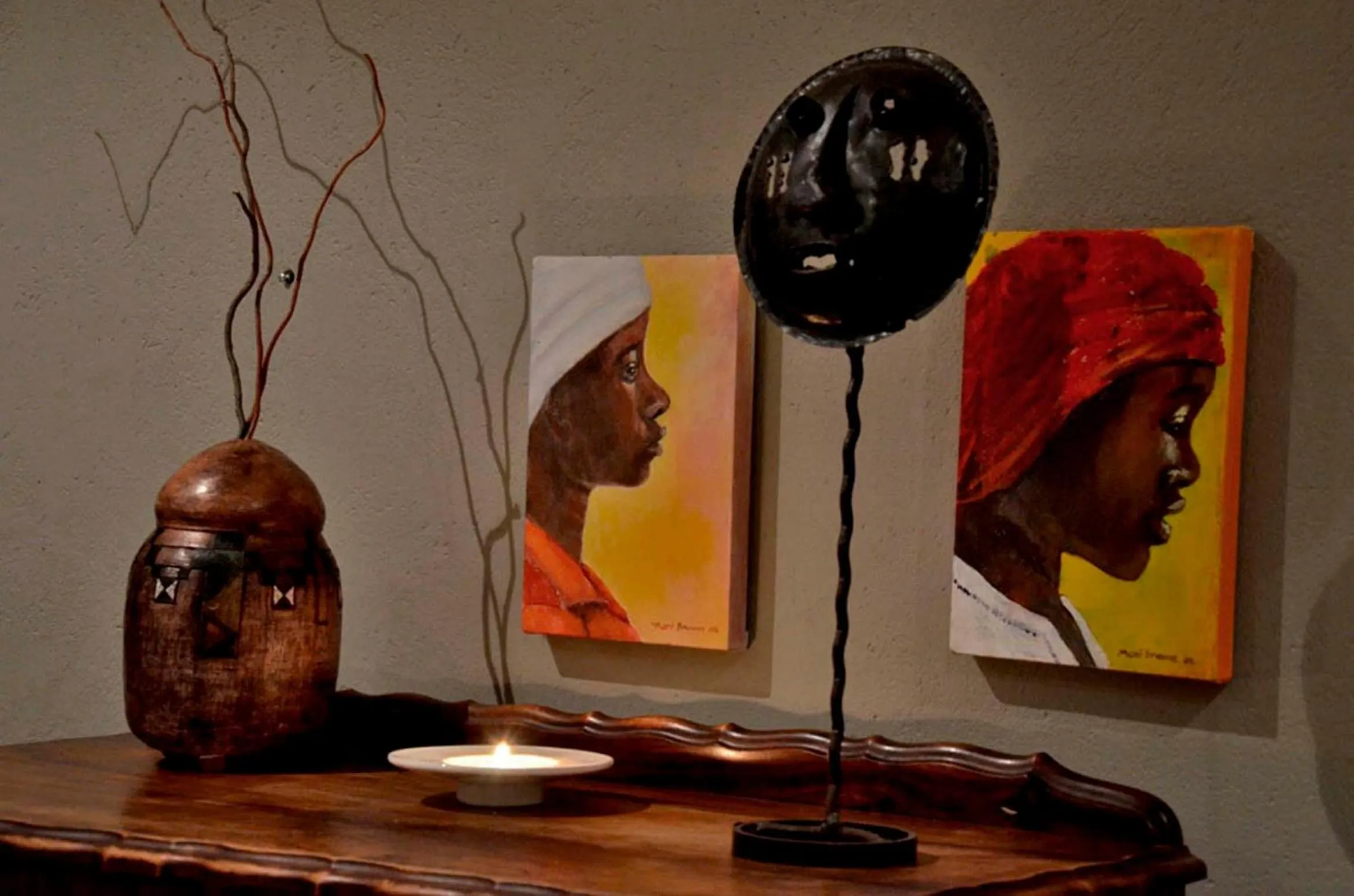 Decorative detail in Tingala Lodge - Bed in the Bush