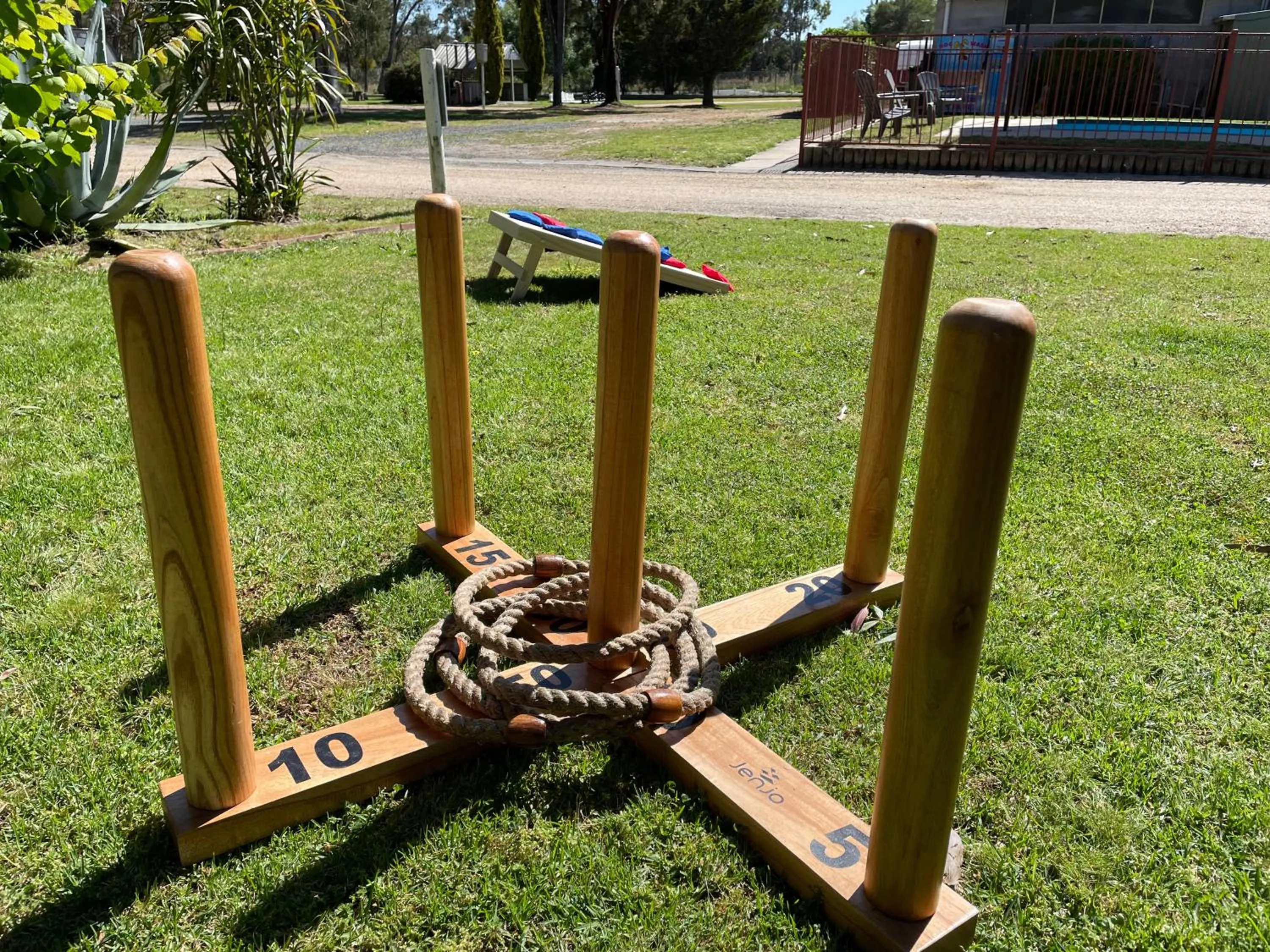 Children play ground in Acacia Caravan Park & Holiday Units