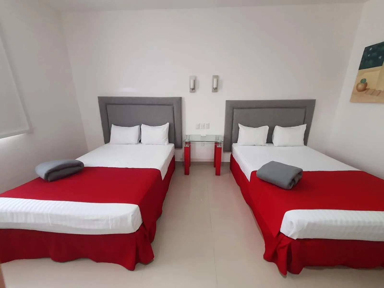 Bed in Hotel Zar La Paz