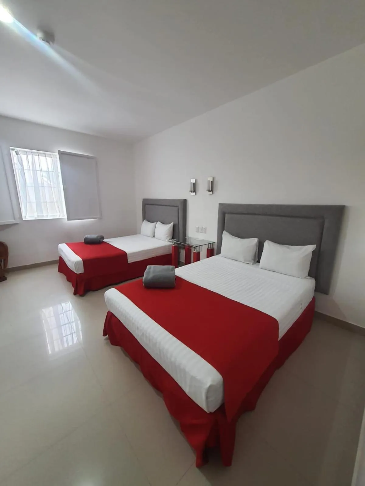 Bed in Hotel Zar La Paz