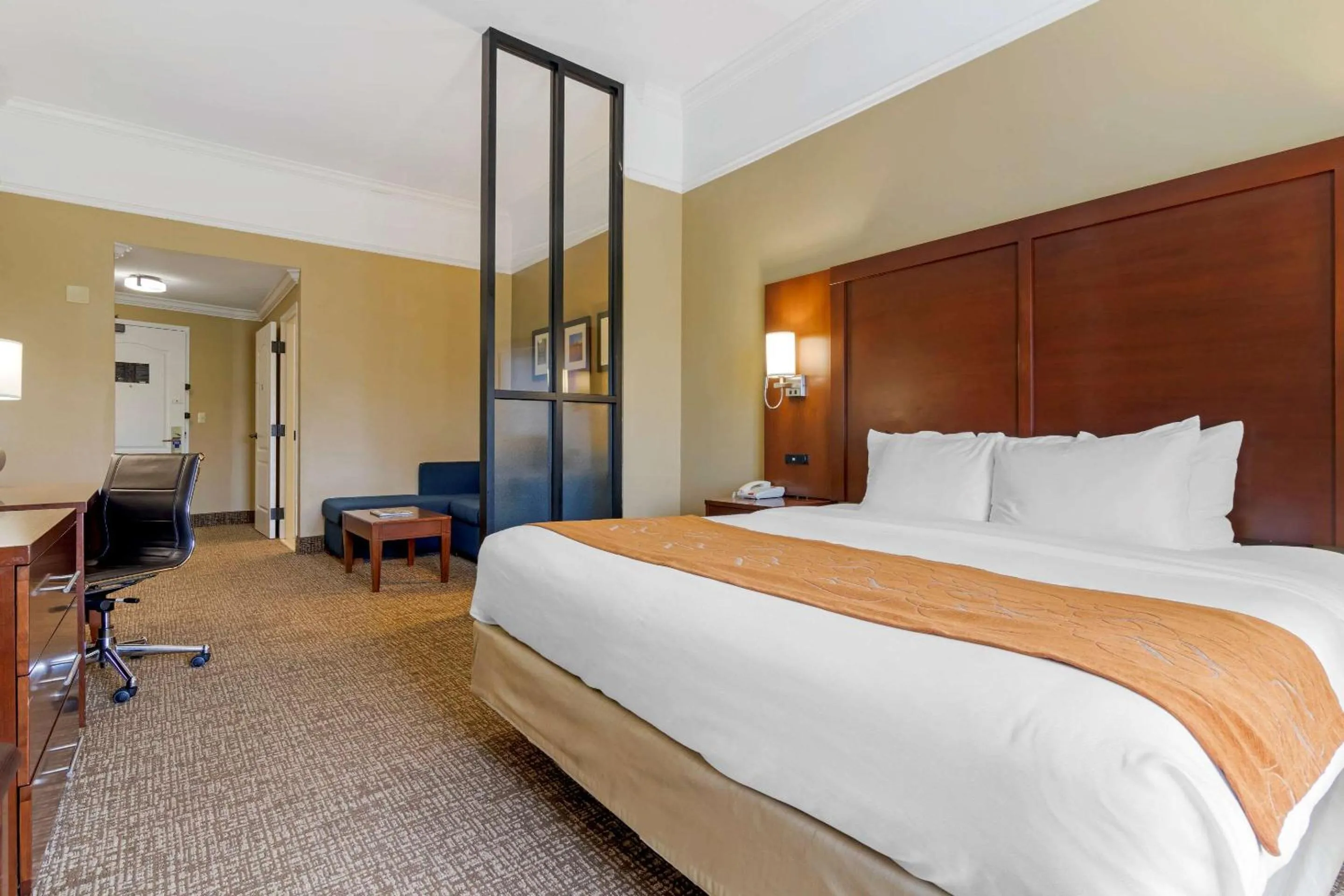 Photo of the whole room, Bed in Comfort Suites Savannah North