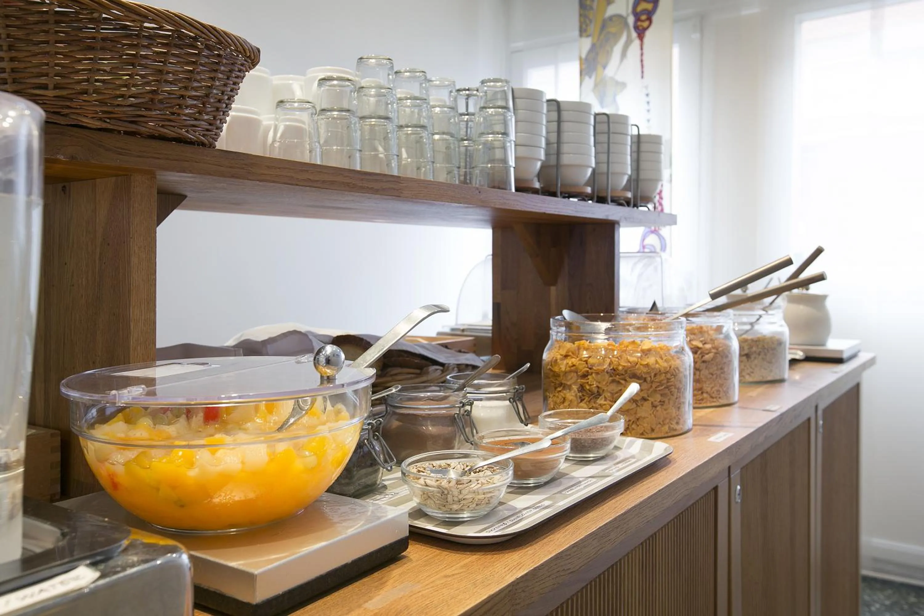 Continental breakfast in Hotel Copenhagen
