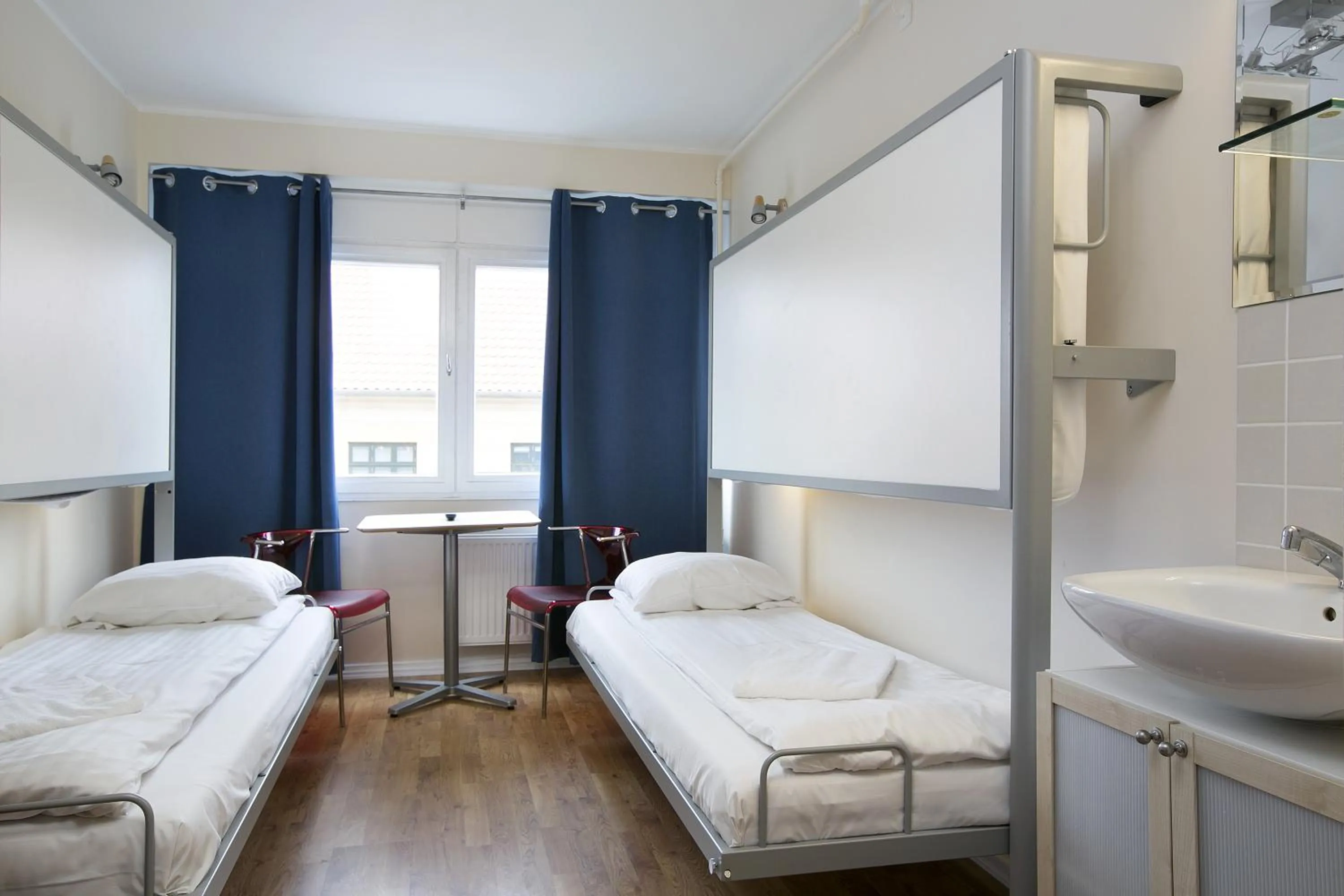 Bed in Hotel Copenhagen